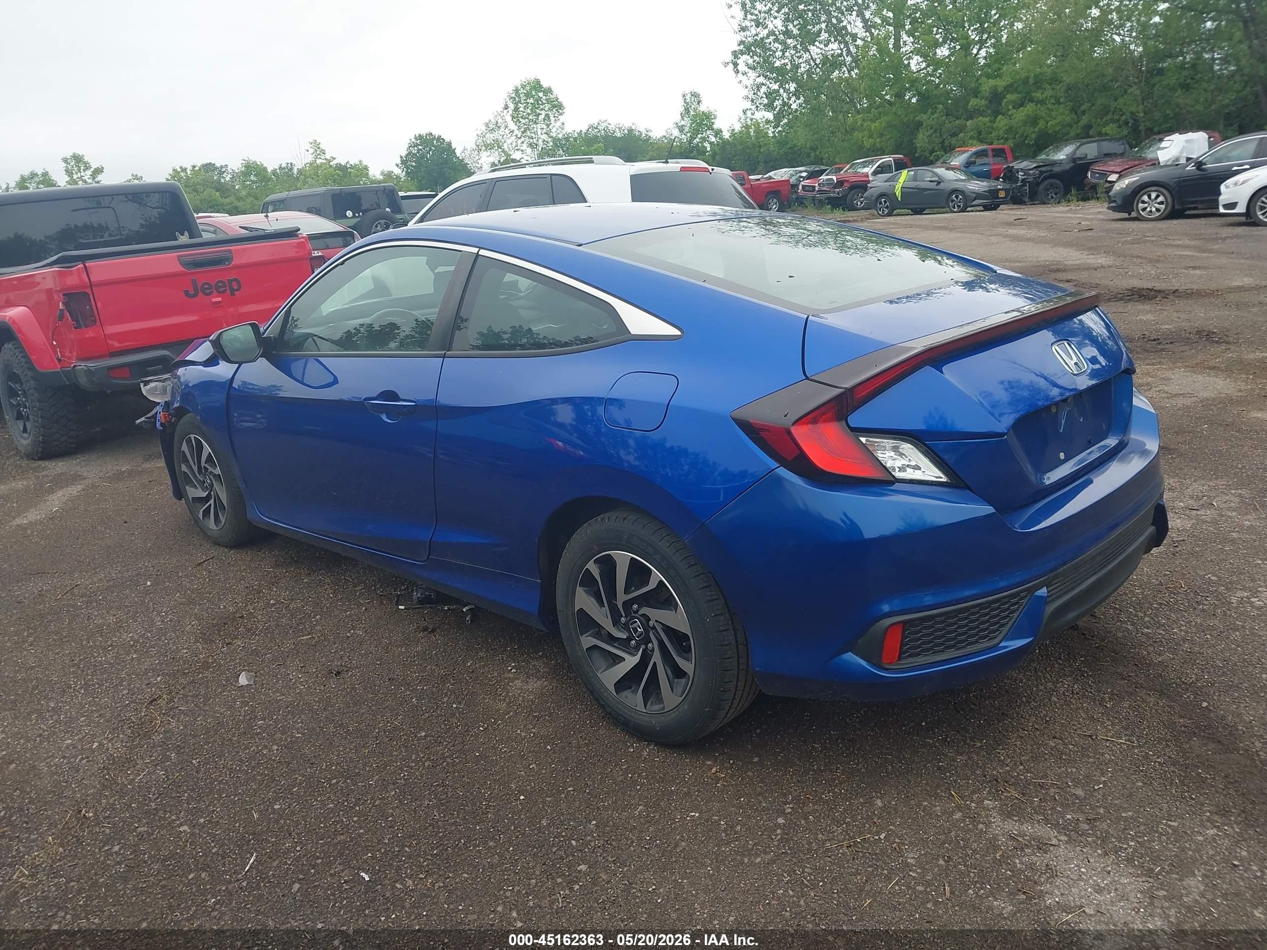 2018 Honda Civic Lx Синий vin: 2HGFC4B58JH302992