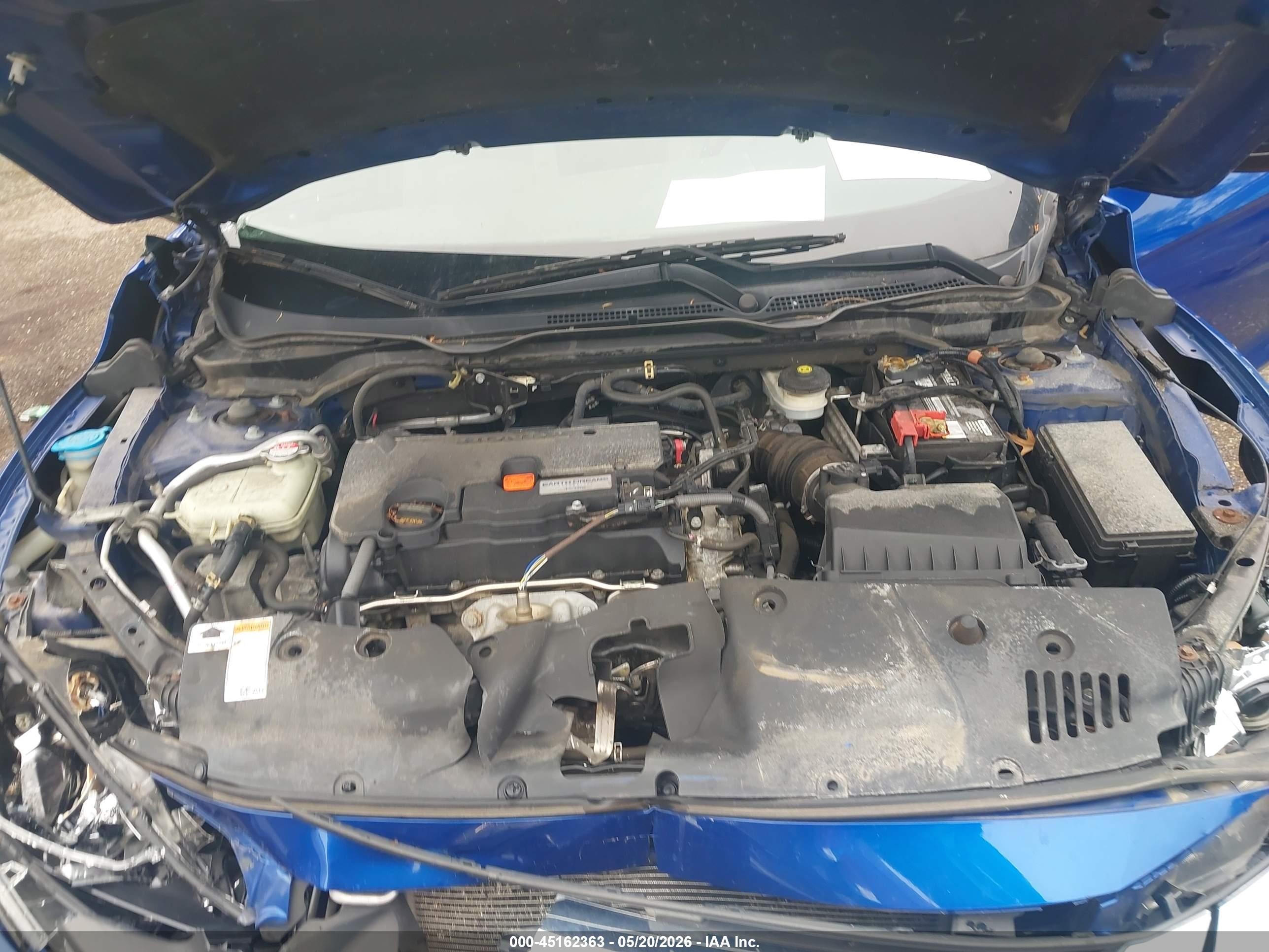 2018 Honda Civic Lx Синий vin: 2HGFC4B58JH302992