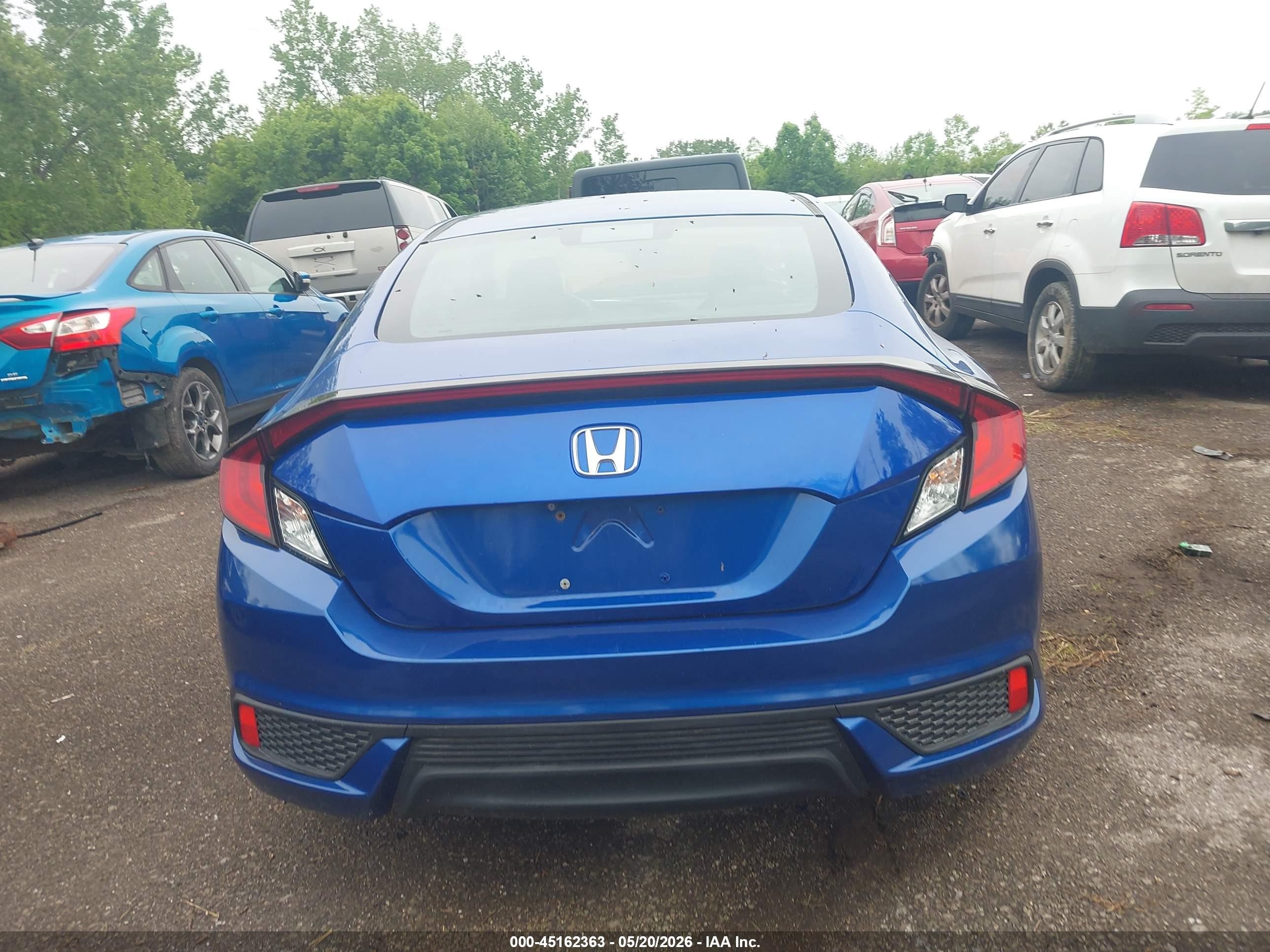 2018 Honda Civic Lx Синий vin: 2HGFC4B58JH302992