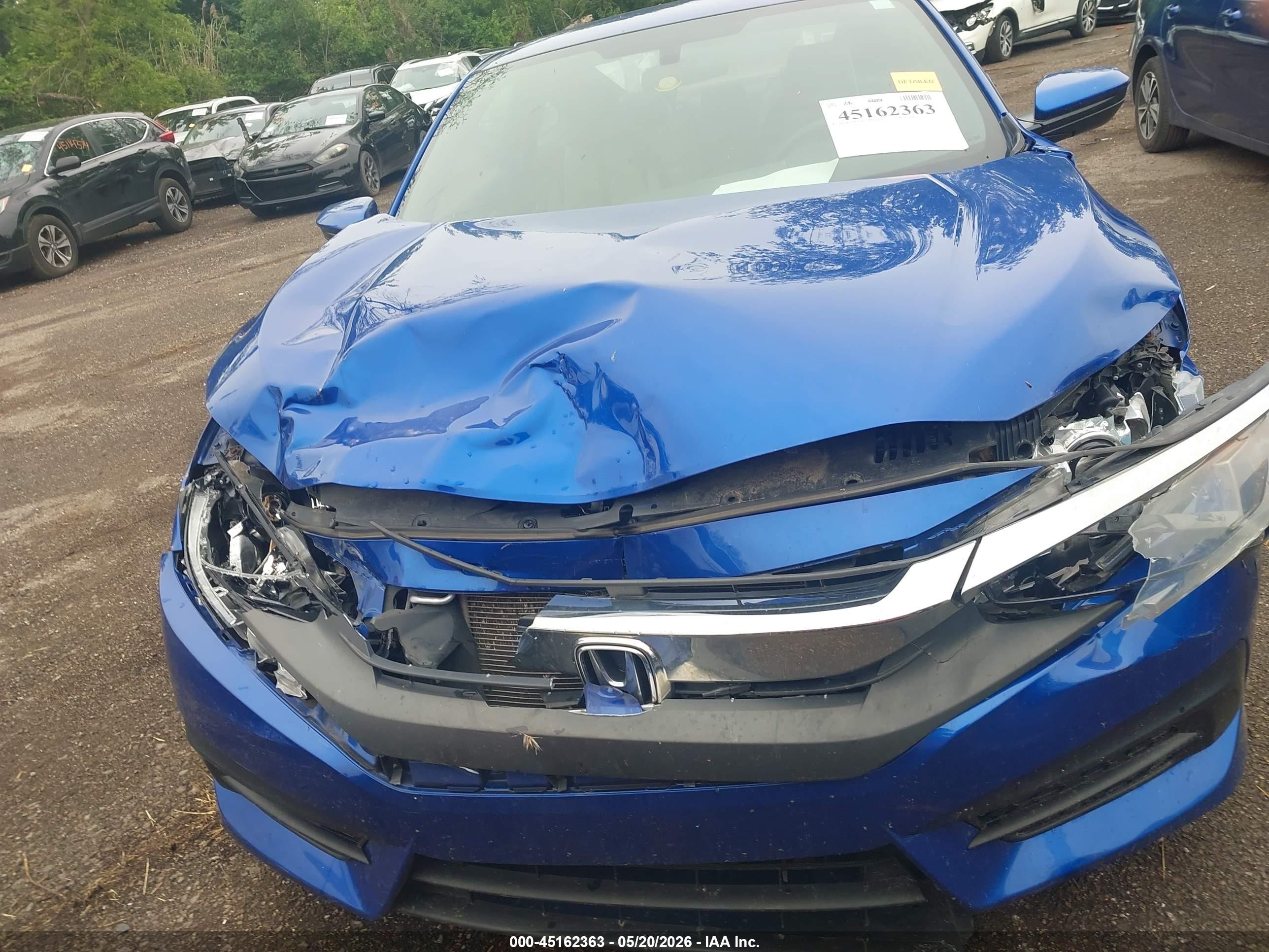 2018 Honda Civic Lx Синий vin: 2HGFC4B58JH302992
