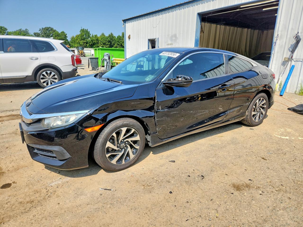 2018 Honda Civic Lx Black vin: 2HGFC4B59JH306923