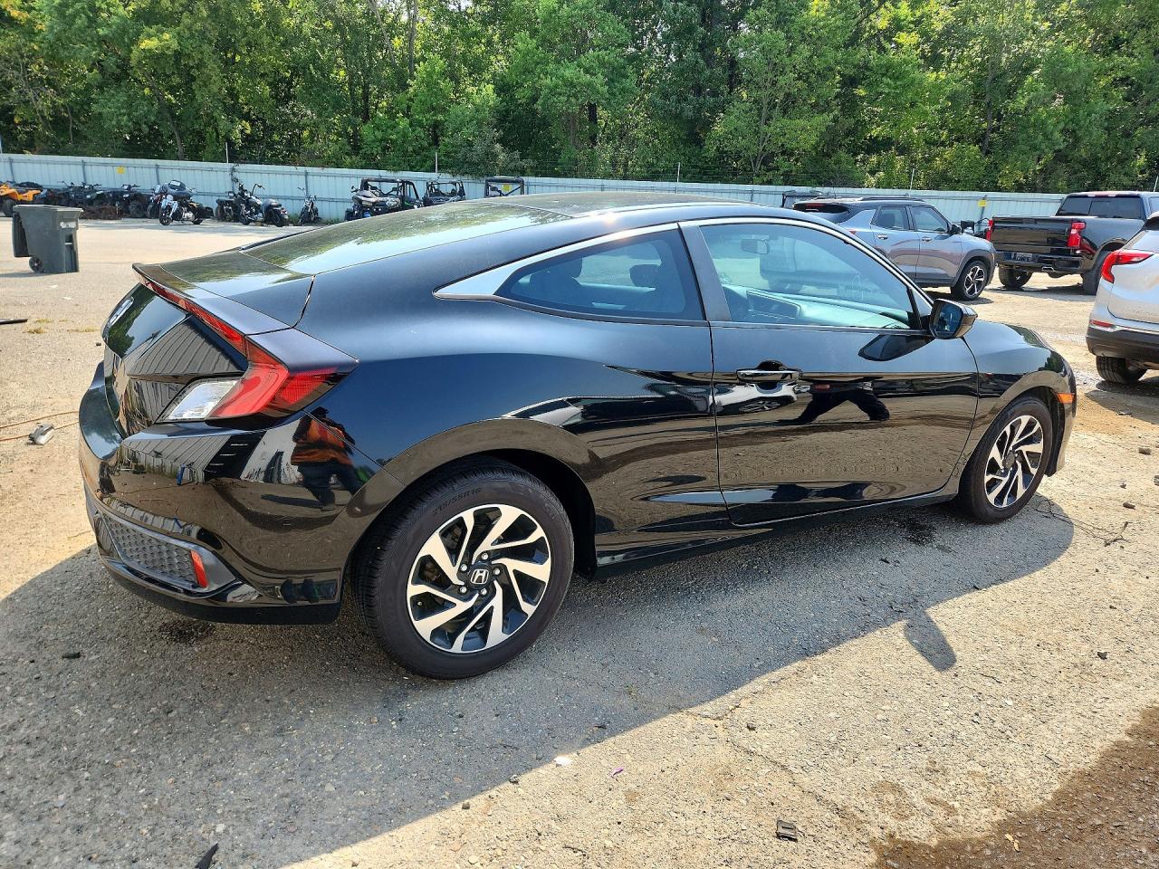 2018 Honda Civic Lx Black vin: 2HGFC4B59JH306923