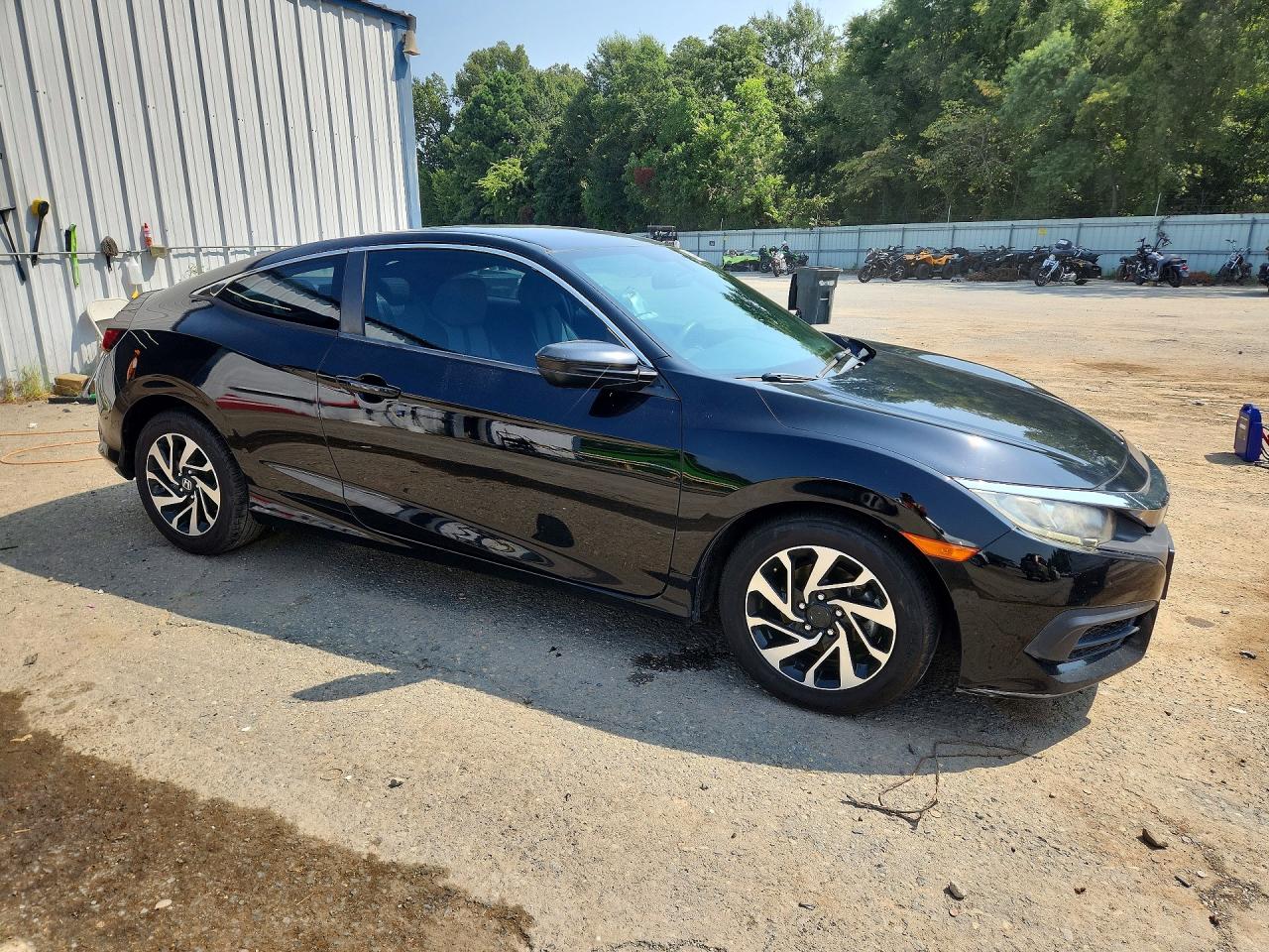 2018 Honda Civic Lx Black vin: 2HGFC4B59JH306923