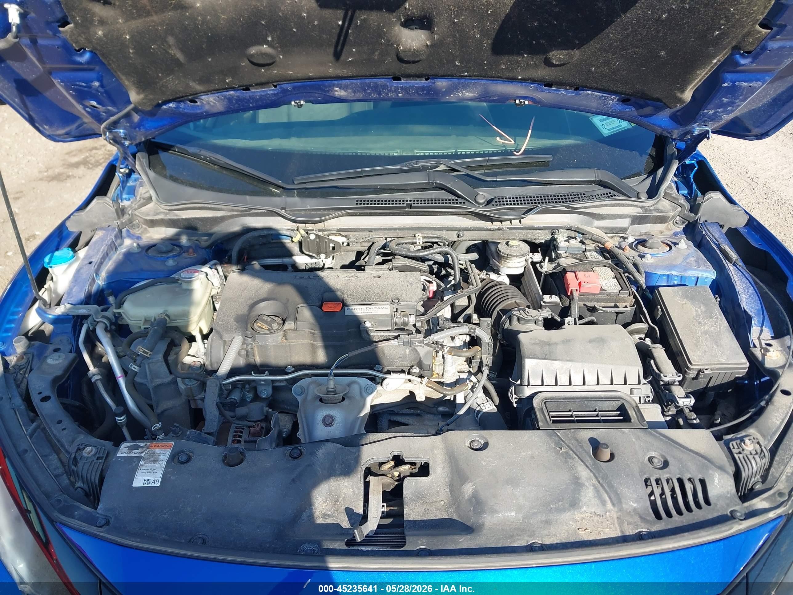 2020 Honda Civic Lx Blue vin: 2HGFC4B67LH303501