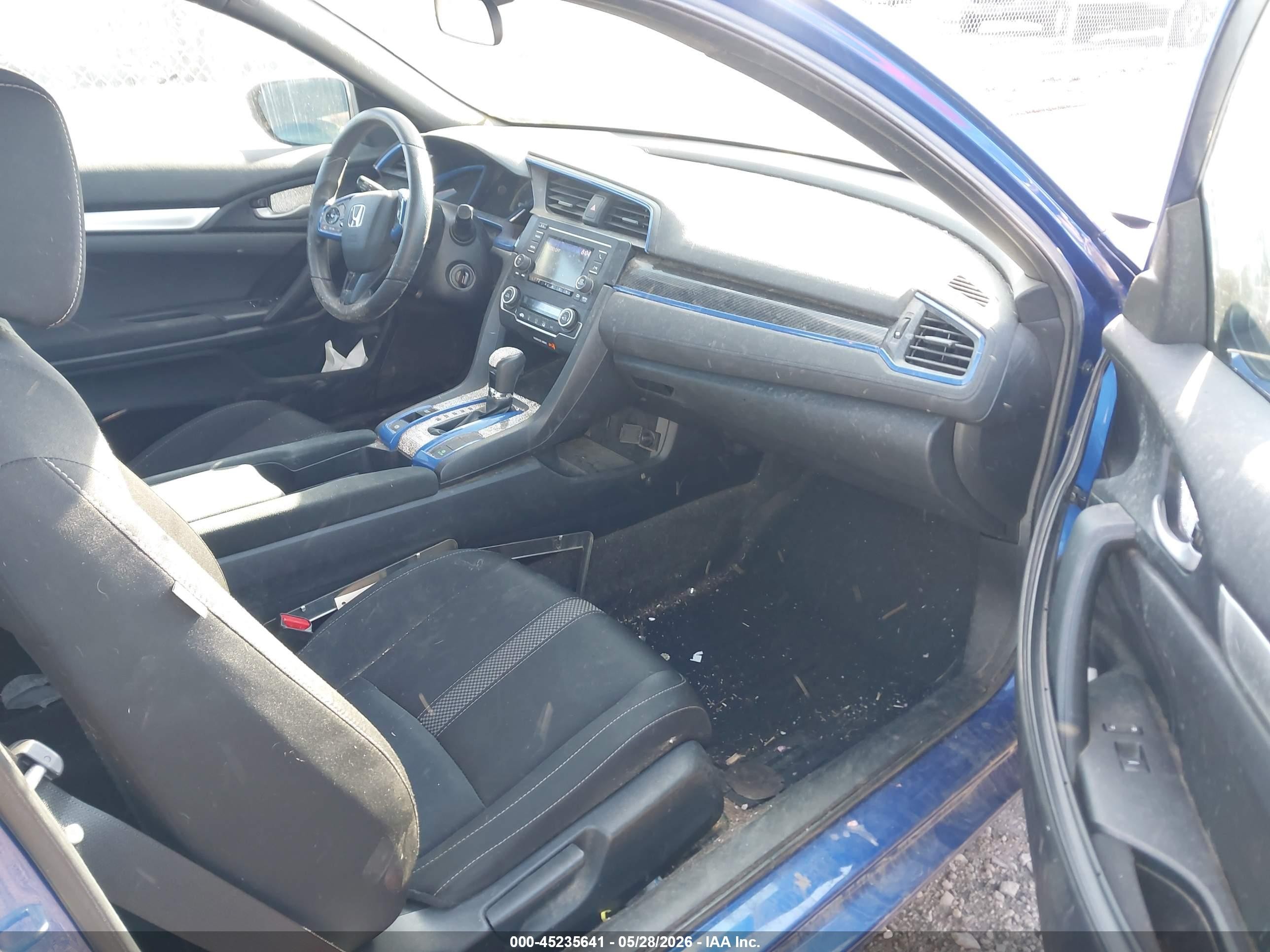 2020 Honda Civic Lx Blue vin: 2HGFC4B67LH303501