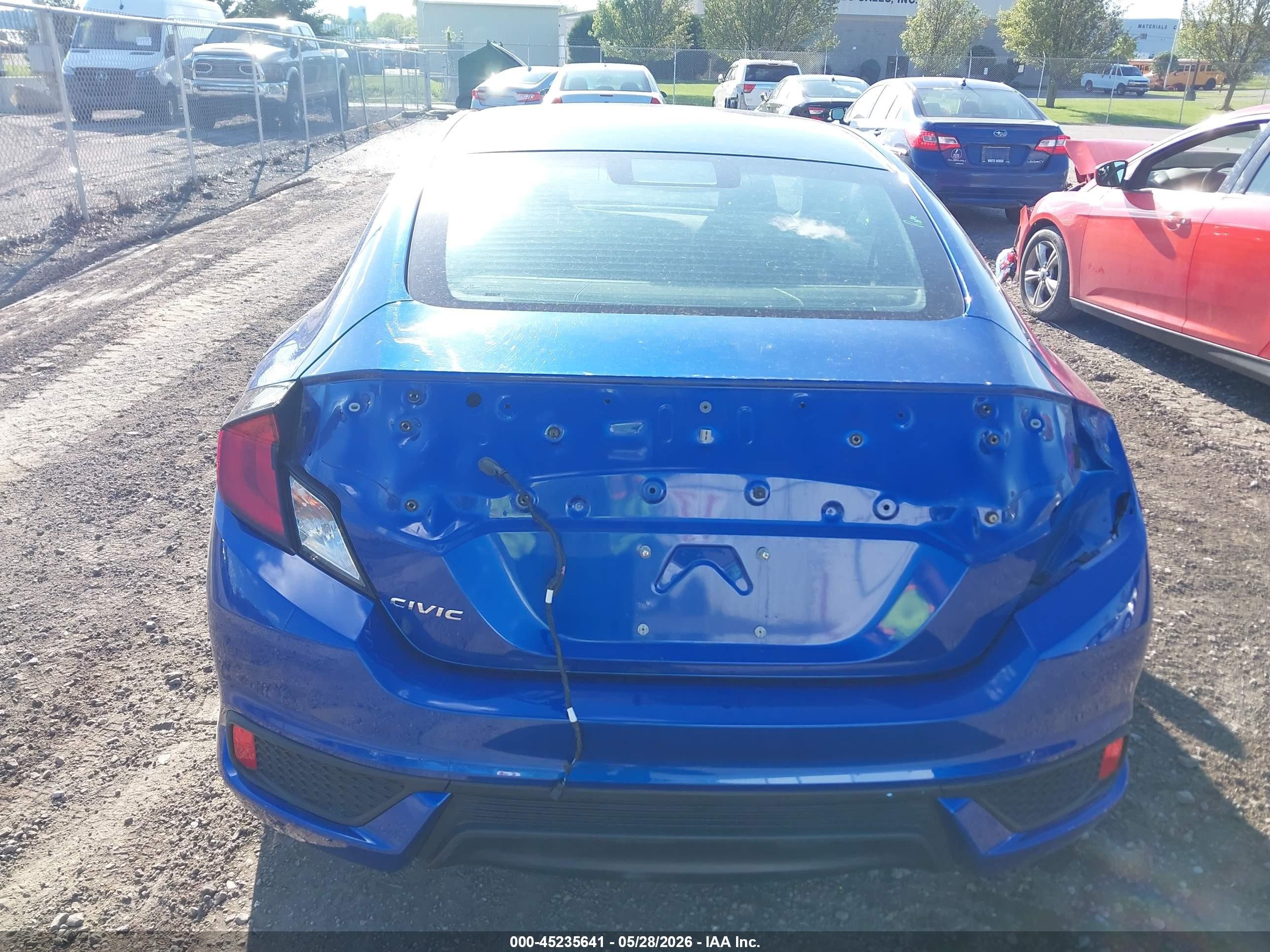 2020 Honda Civic Lx Blue vin: 2HGFC4B67LH303501