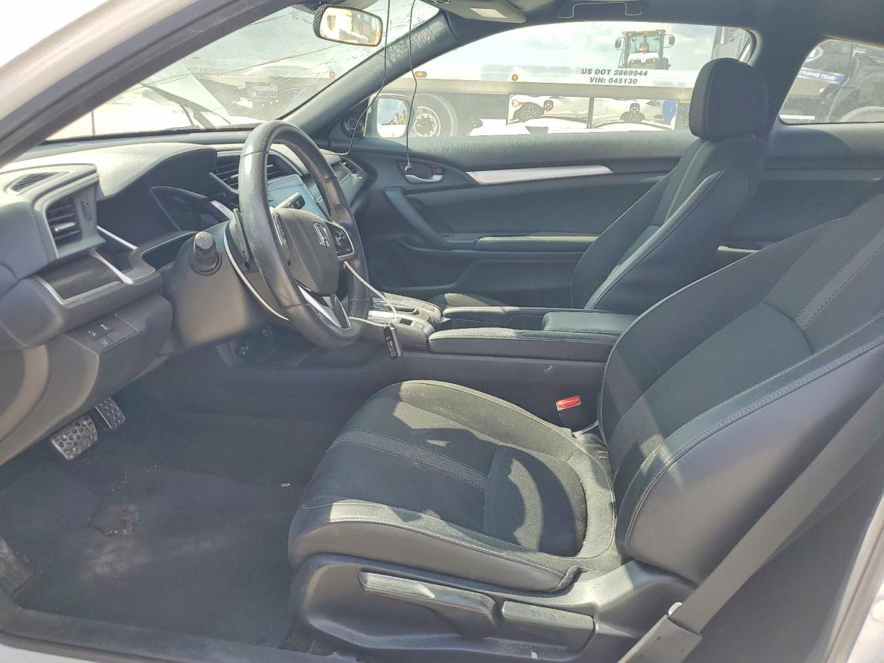 2019 Honda Civic Sport Белый vin: 2HGFC4B87KH304969