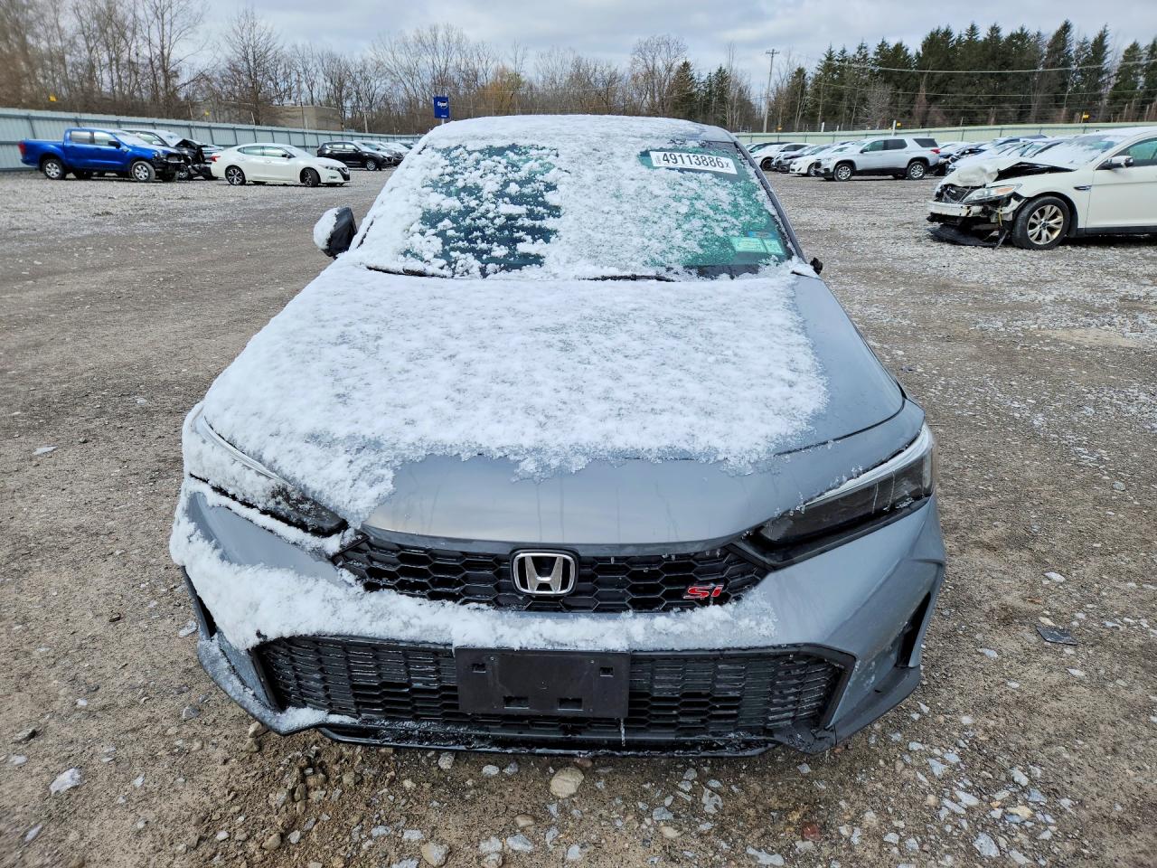 2025 Honda Civic Si Gray vin: 2HGFE1E50SH476500