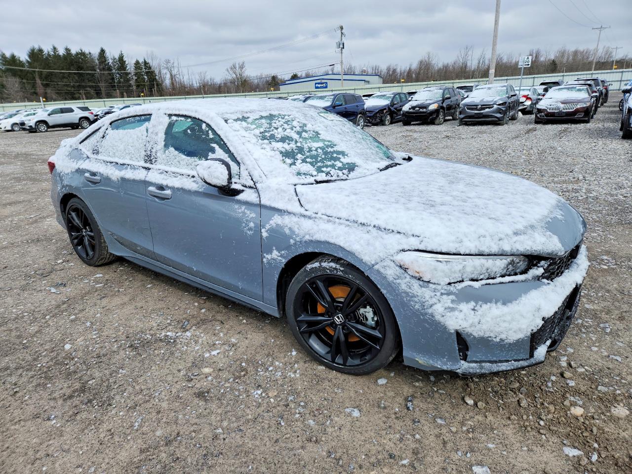 2025 Honda Civic Si Gray vin: 2HGFE1E50SH476500