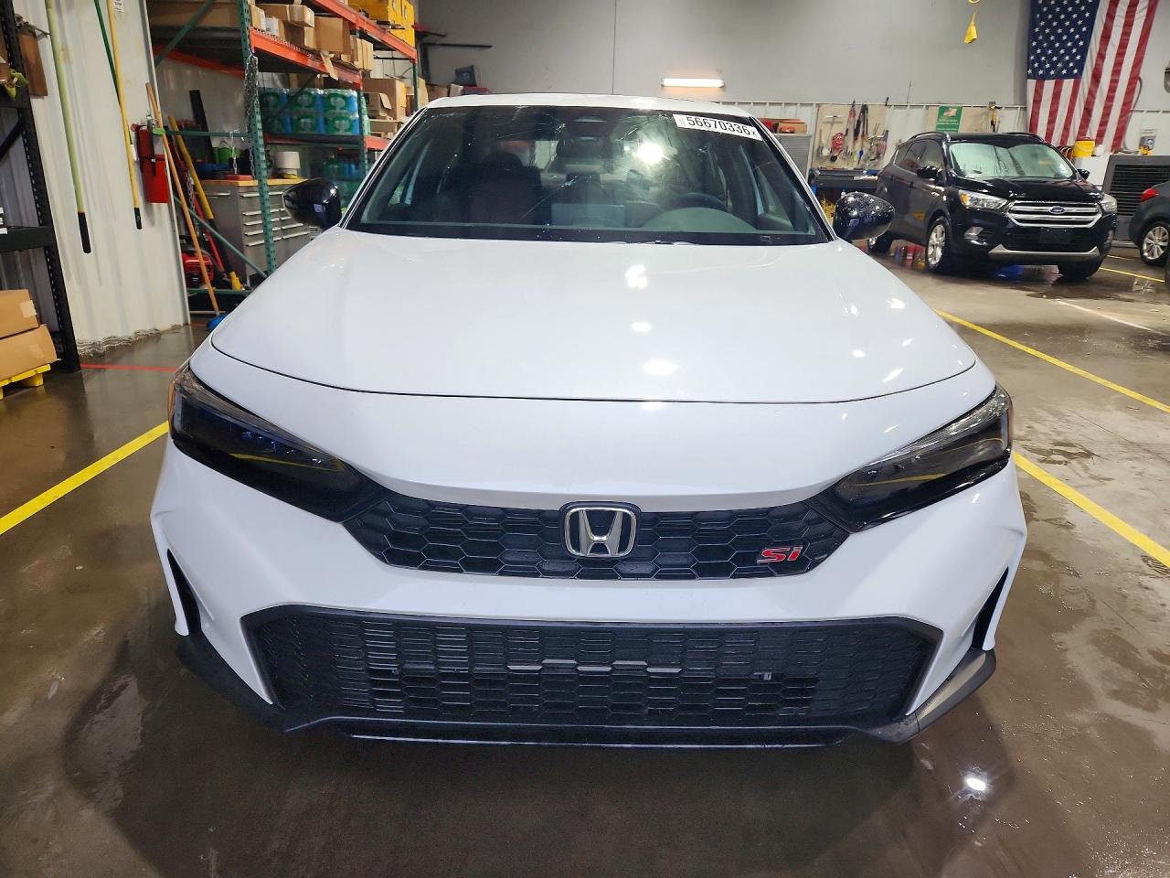 2026 Honda Civic Si White vin: 2HGFE1E51TH473297