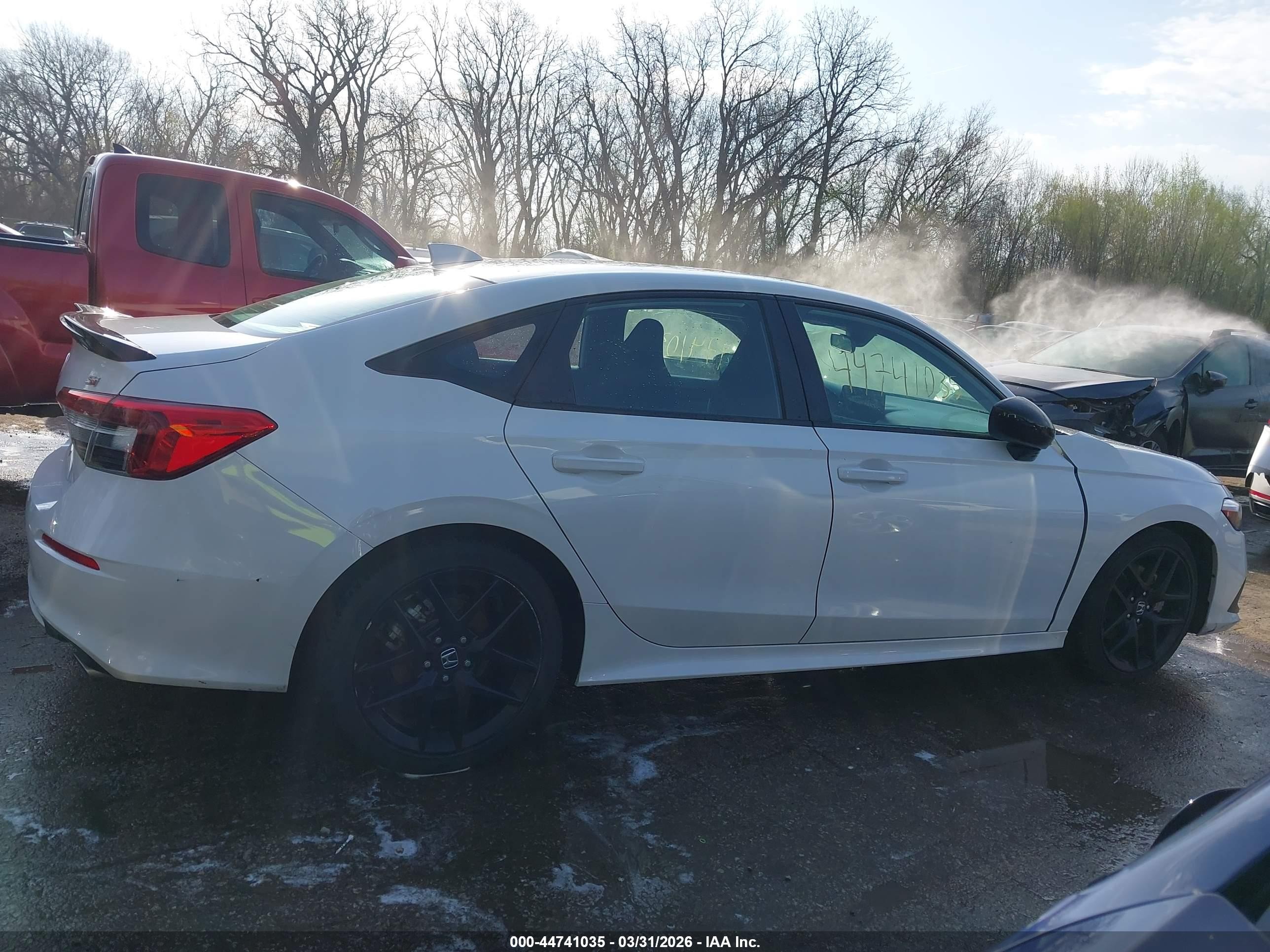 2024 Honda Civic Si Sedan White vin: 2HGFE1E52RH475259