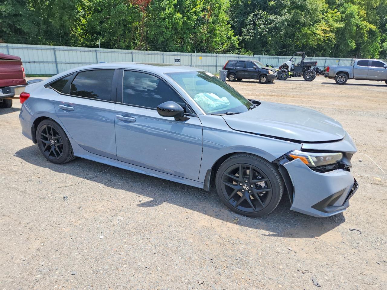 2024 Honda Civic Si Gray vin: 2HGFE1E53RH475609