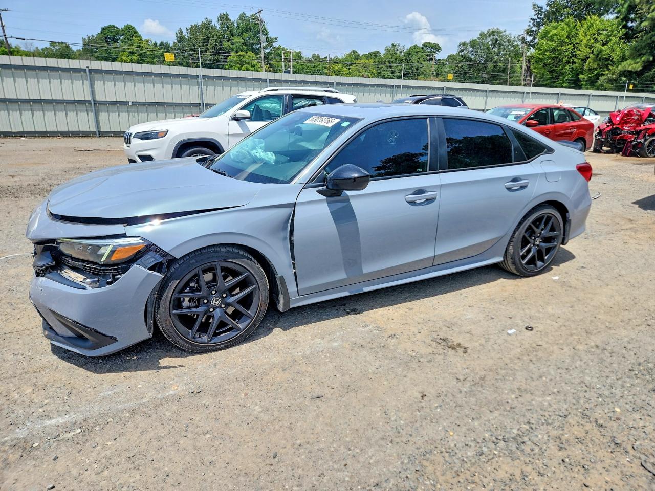 2024 Honda Civic Si Gray vin: 2HGFE1E53RH475609