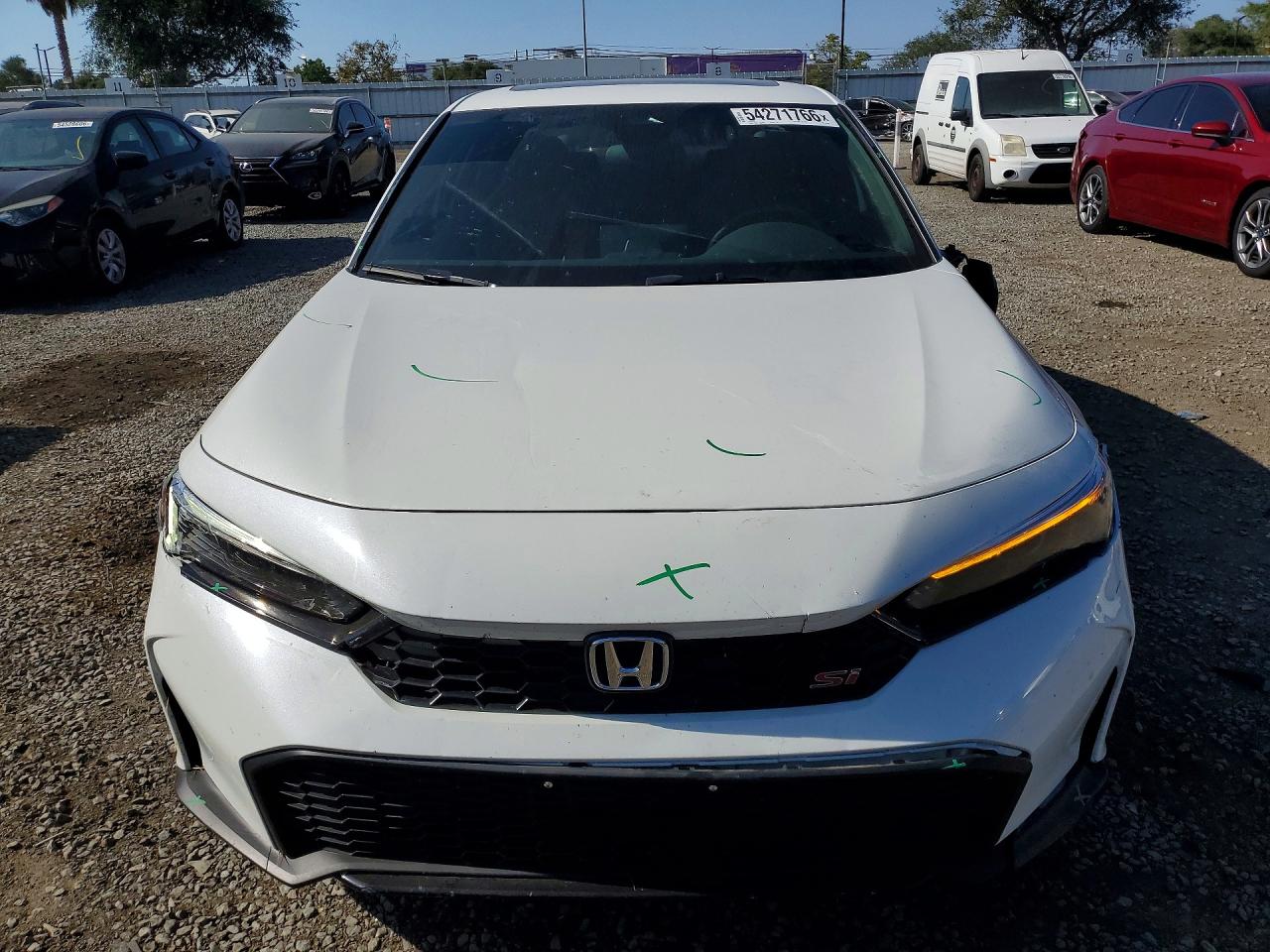2025 Honda Civic Si White vin: 2HGFE1E53SH477236
