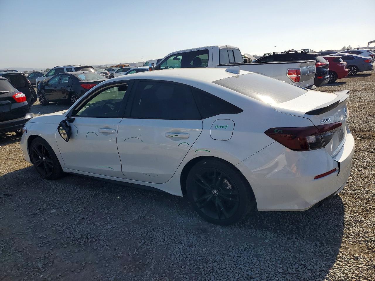 2025 Honda Civic Si White vin: 2HGFE1E53SH477236