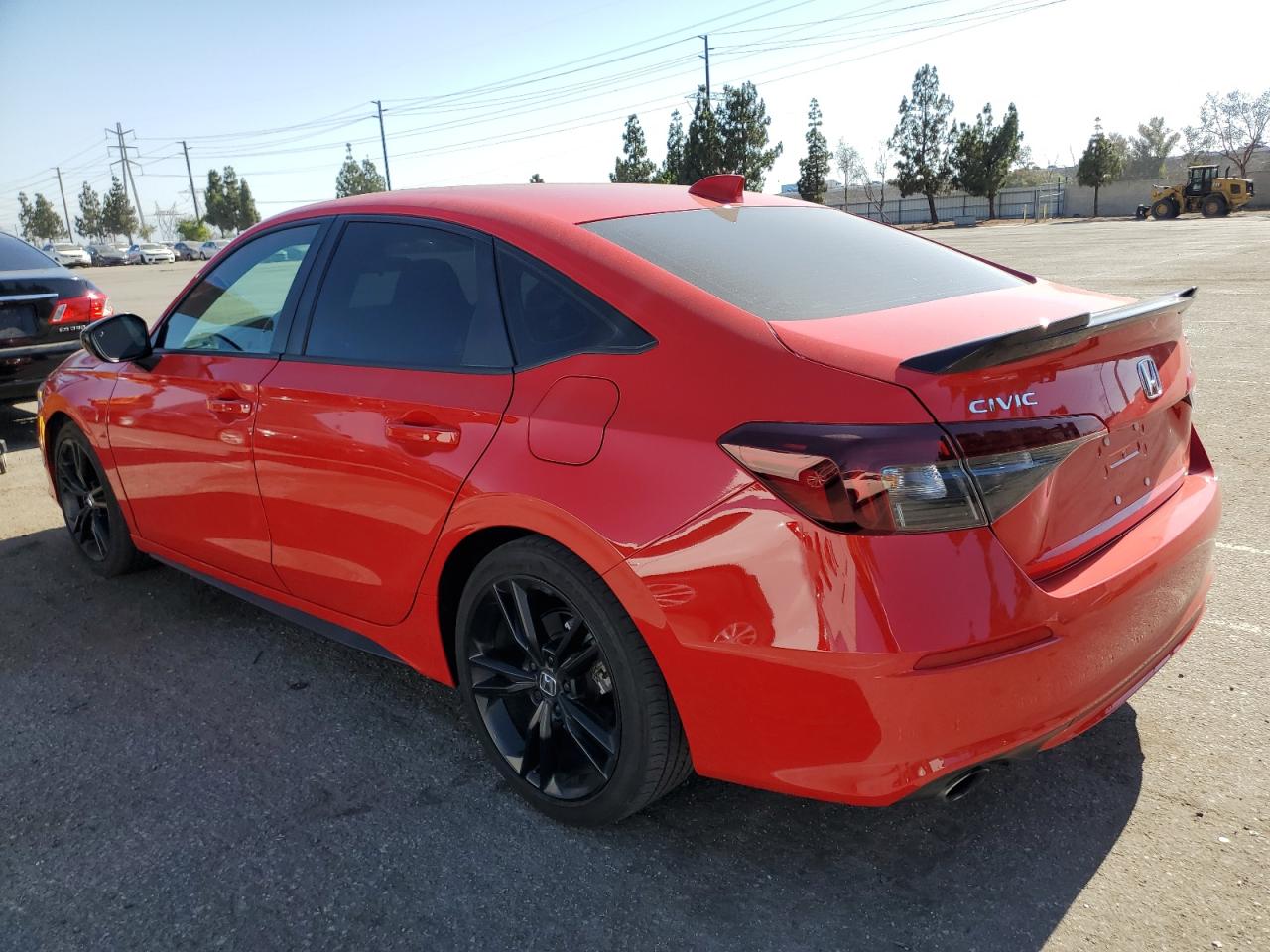 2025 Honda Civic Si Red vin: 2HGFE1E55SH470272