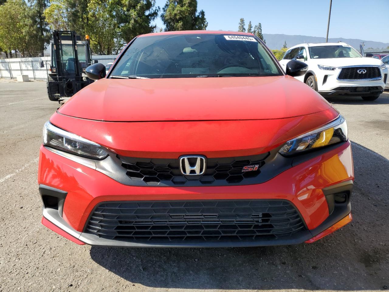 2025 Honda Civic Si Red vin: 2HGFE1E55SH470272