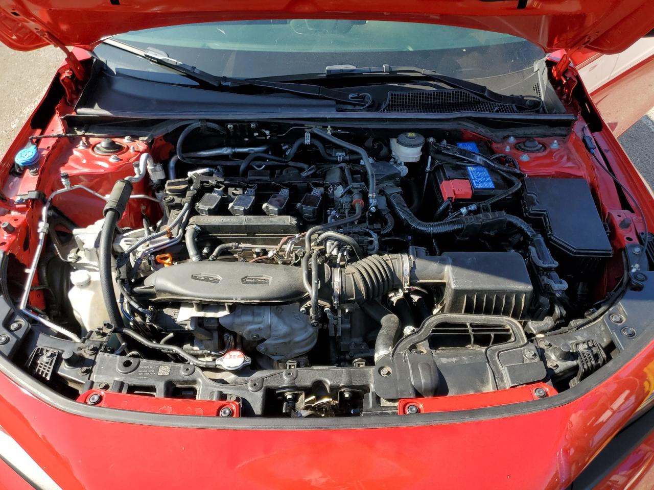 2025 Honda Civic Si Red vin: 2HGFE1E55SH470272