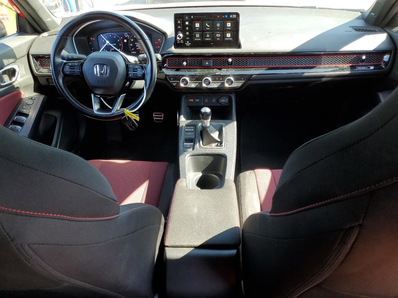 2025 Honda Civic Si Red vin: 2HGFE1E55SH470272