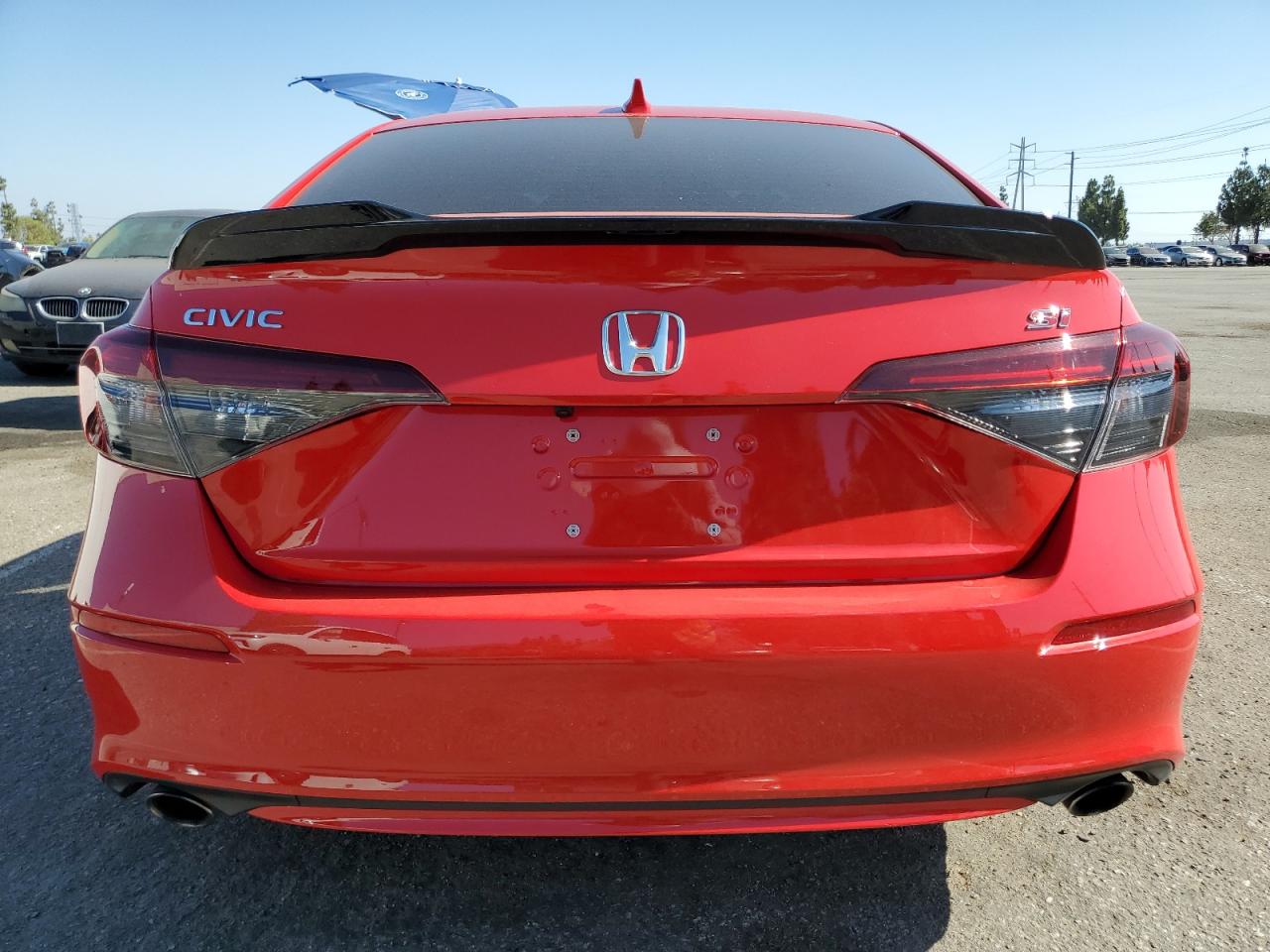2025 Honda Civic Si Red vin: 2HGFE1E55SH470272