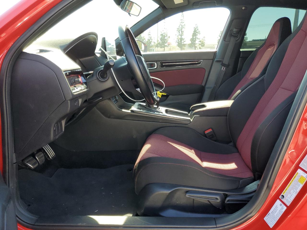 2025 Honda Civic Si Red vin: 2HGFE1E55SH470272