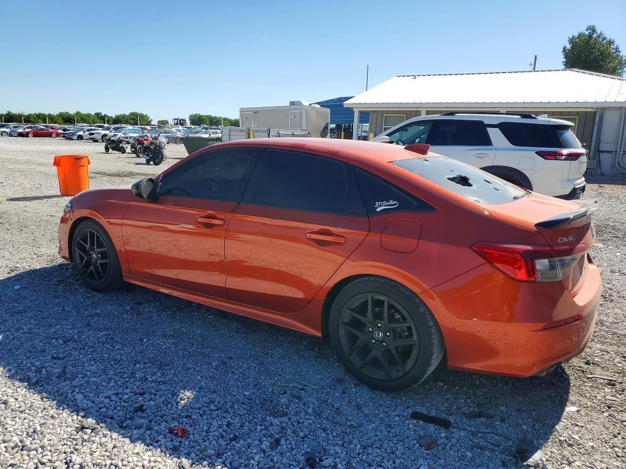2022 Honda Civic Si Orange vin: 2HGFE1E58NH472800