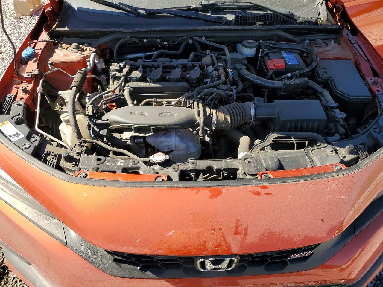 2022 Honda Civic Si Orange vin: 2HGFE1E58NH472800