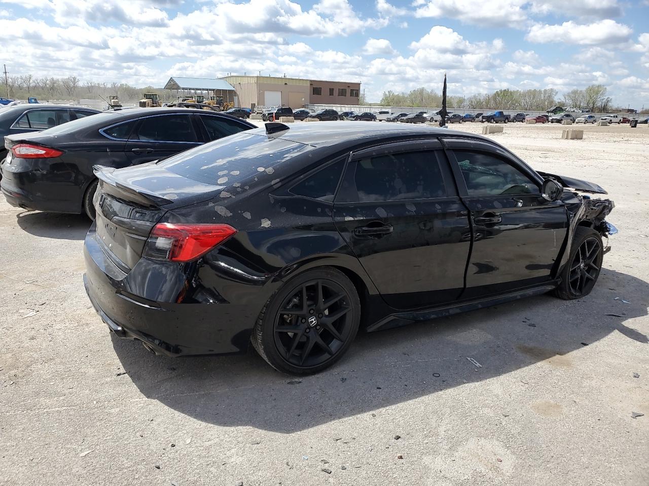 2023 Honda Civic Si Black vin: 2HGFE1E58PH473402