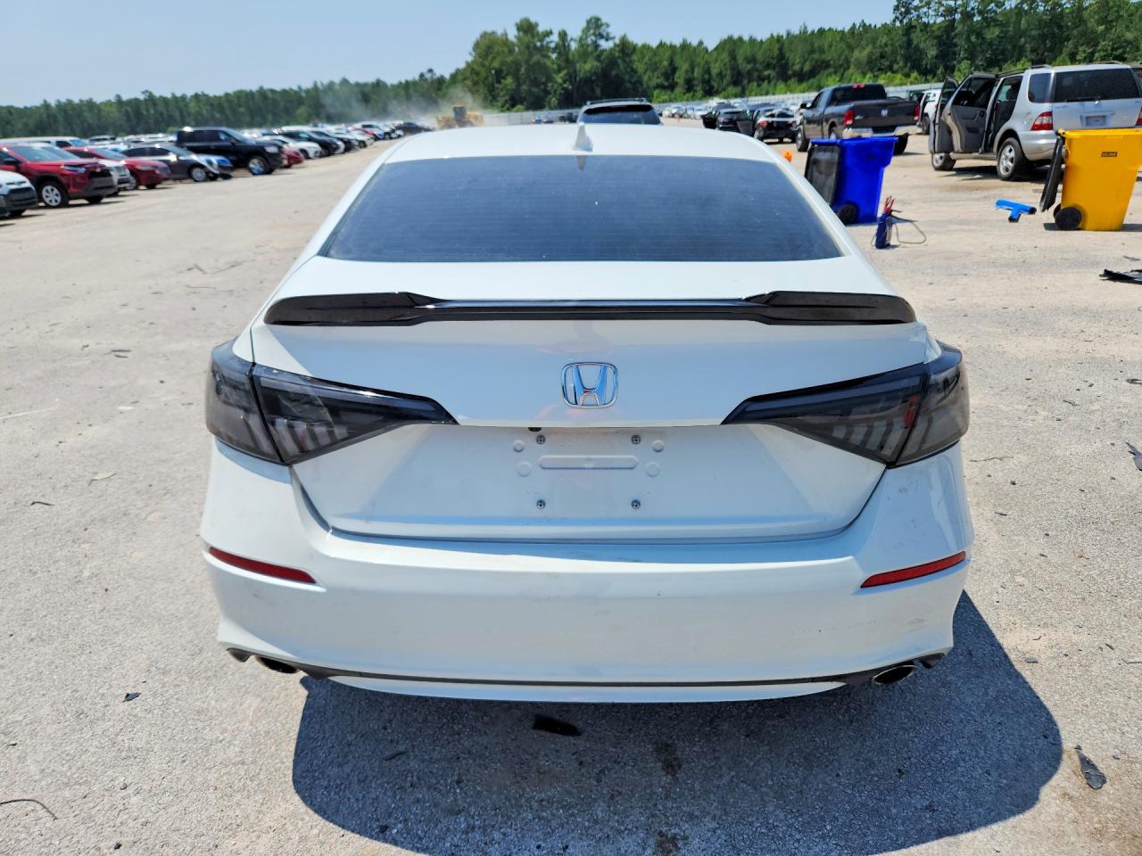 2024 Honda Civic Si White vin: 2HGFE1E58RH474326