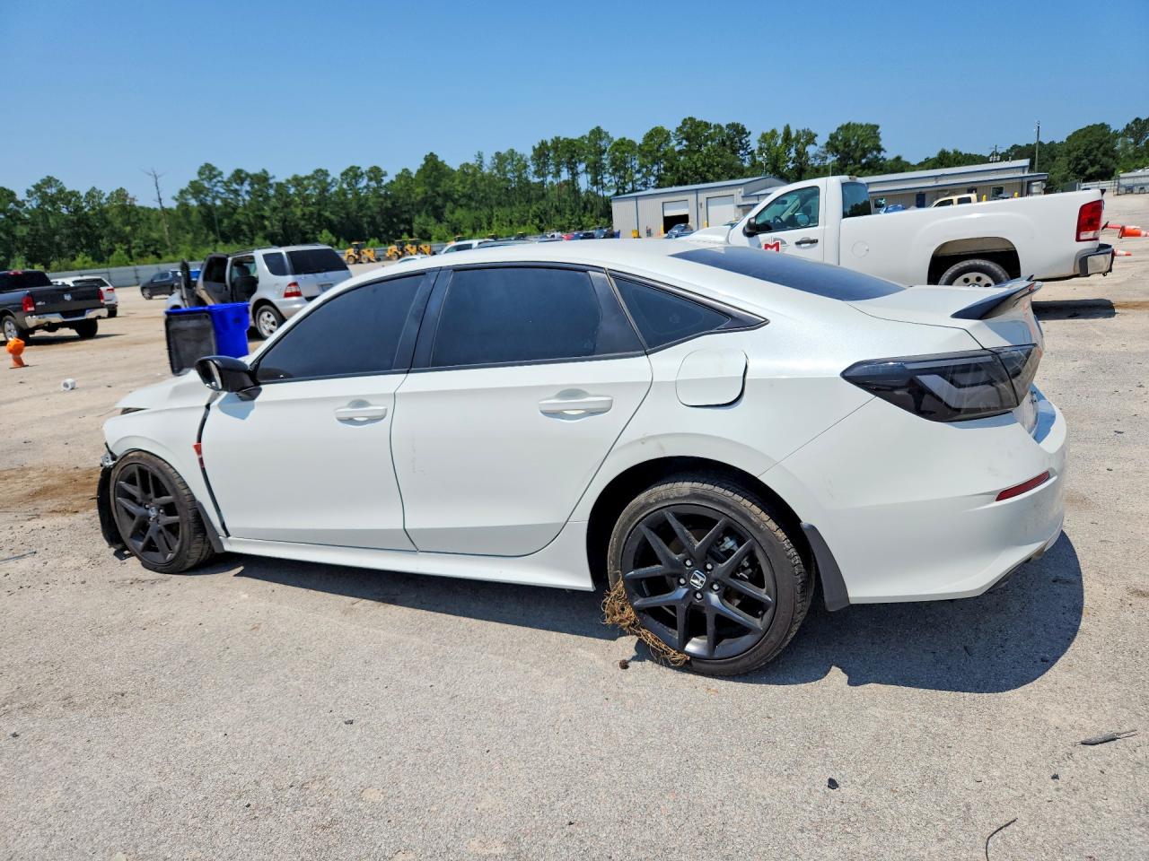 2024 Honda Civic Si White vin: 2HGFE1E58RH474326