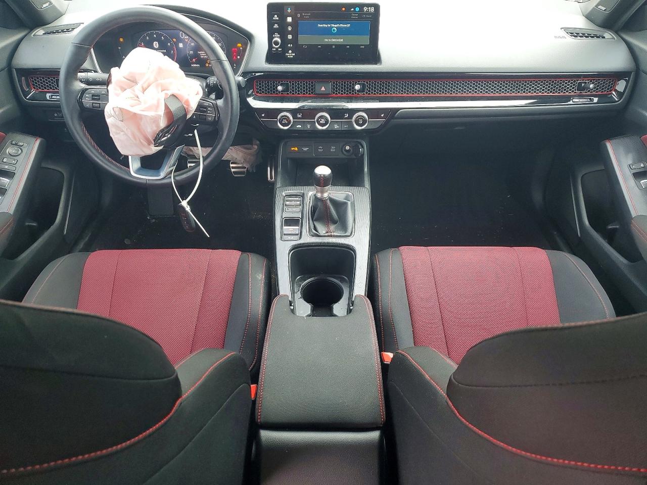 2025 Honda Civic Si Black vin: 2HGFE1E58SH472310