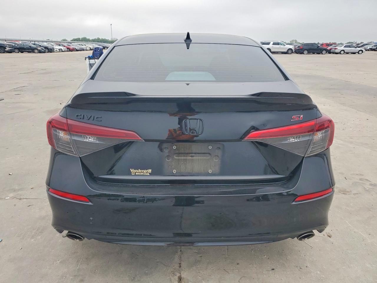 2025 Honda Civic Si Black vin: 2HGFE1E58SH472310