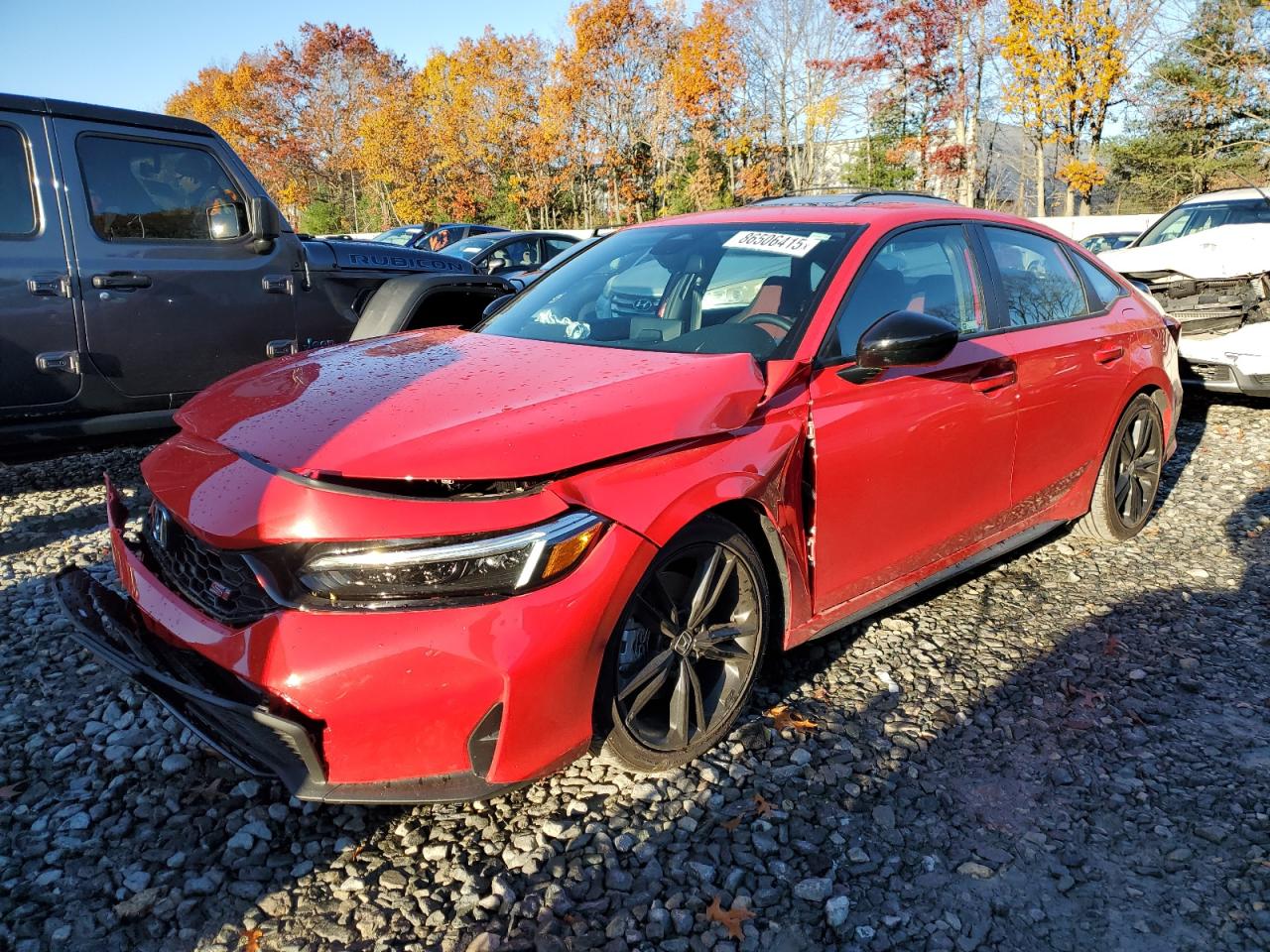 2026 Honda Civic Si Red vin: 2HGFE1E59TH470115