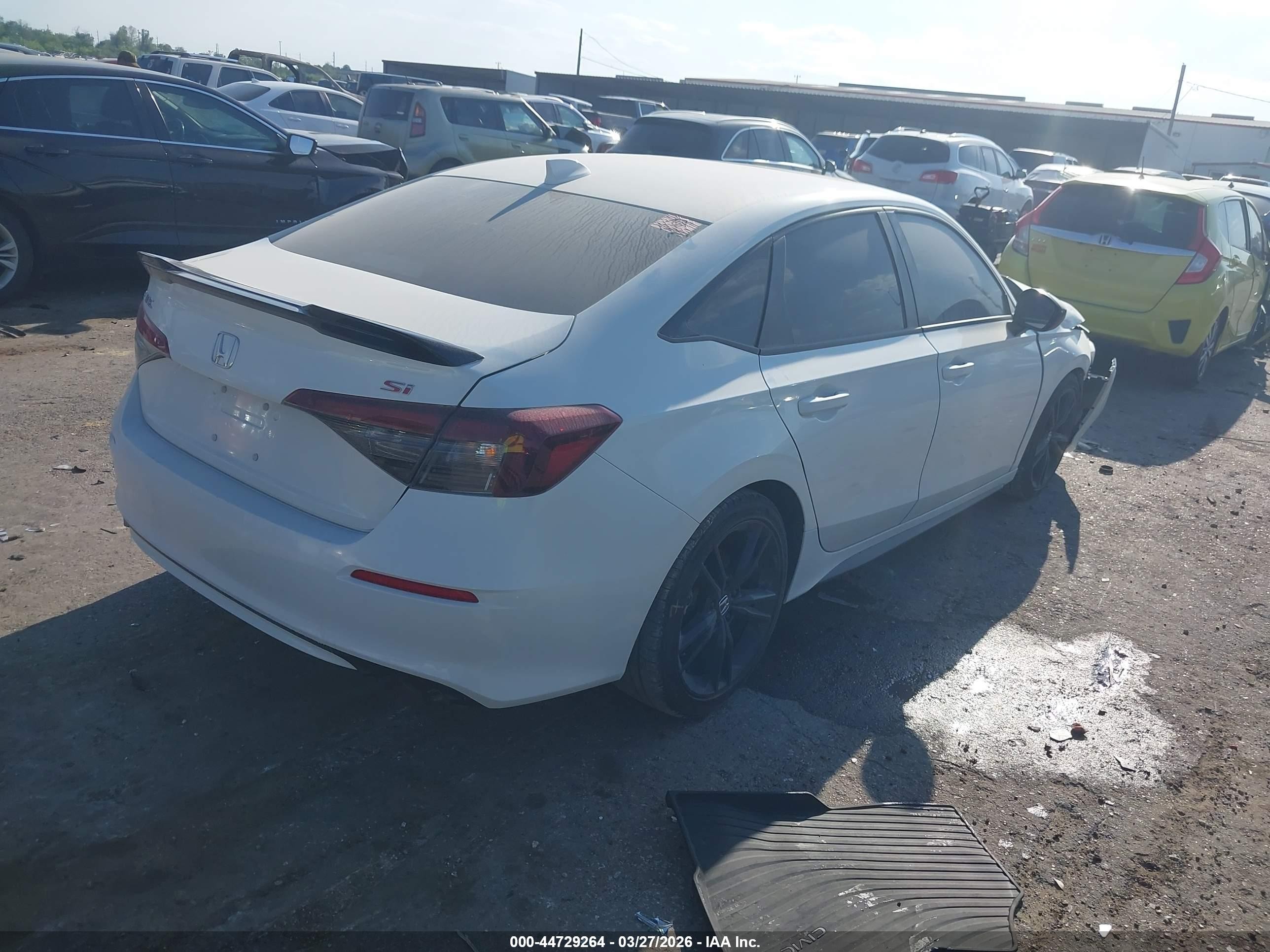 2025 Honda Civic Si   Белый vin: 2HGFE1E5XSH476665