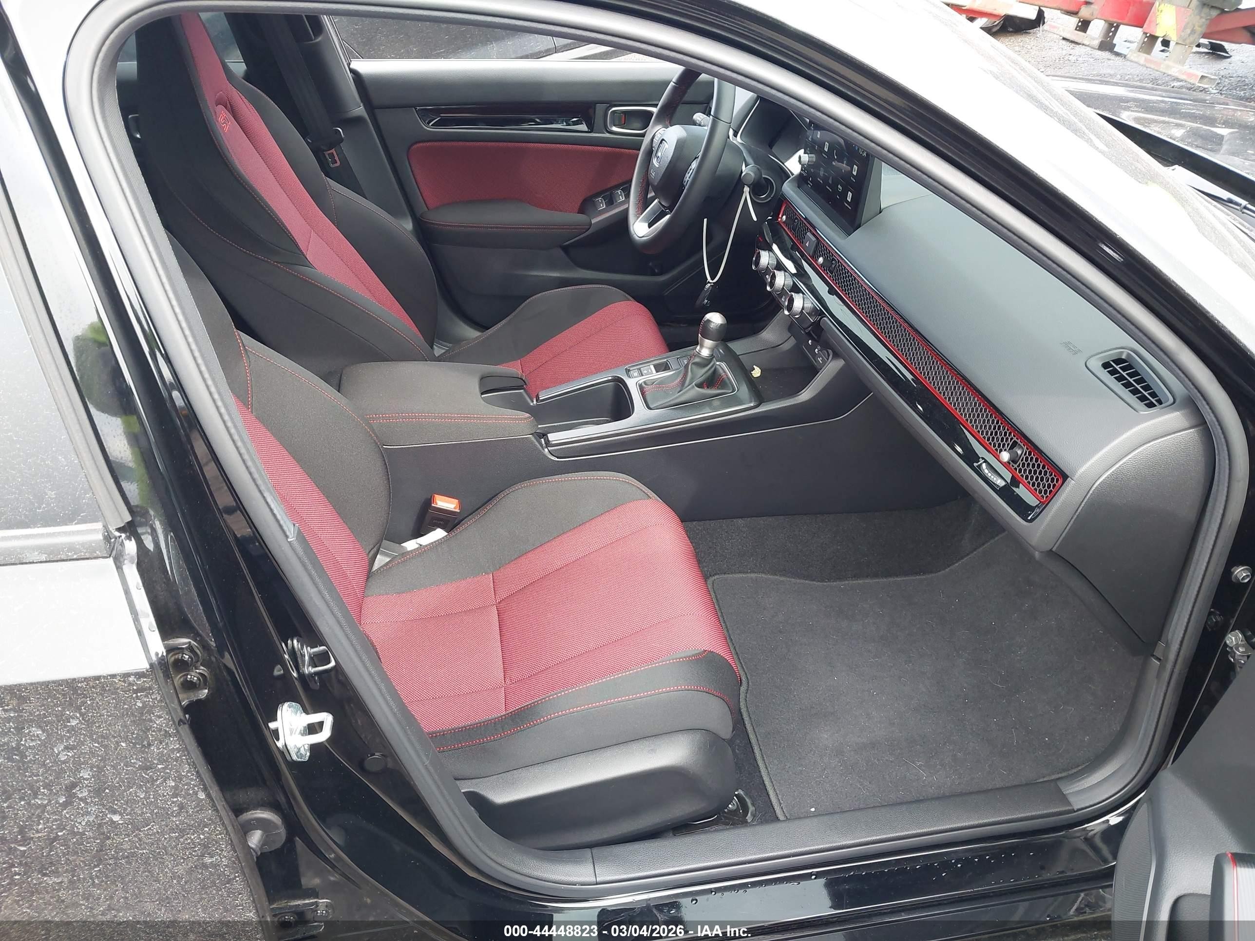 2026 Honda Civic Si Sedan Black vin: 2HGFE1E5XTH470754