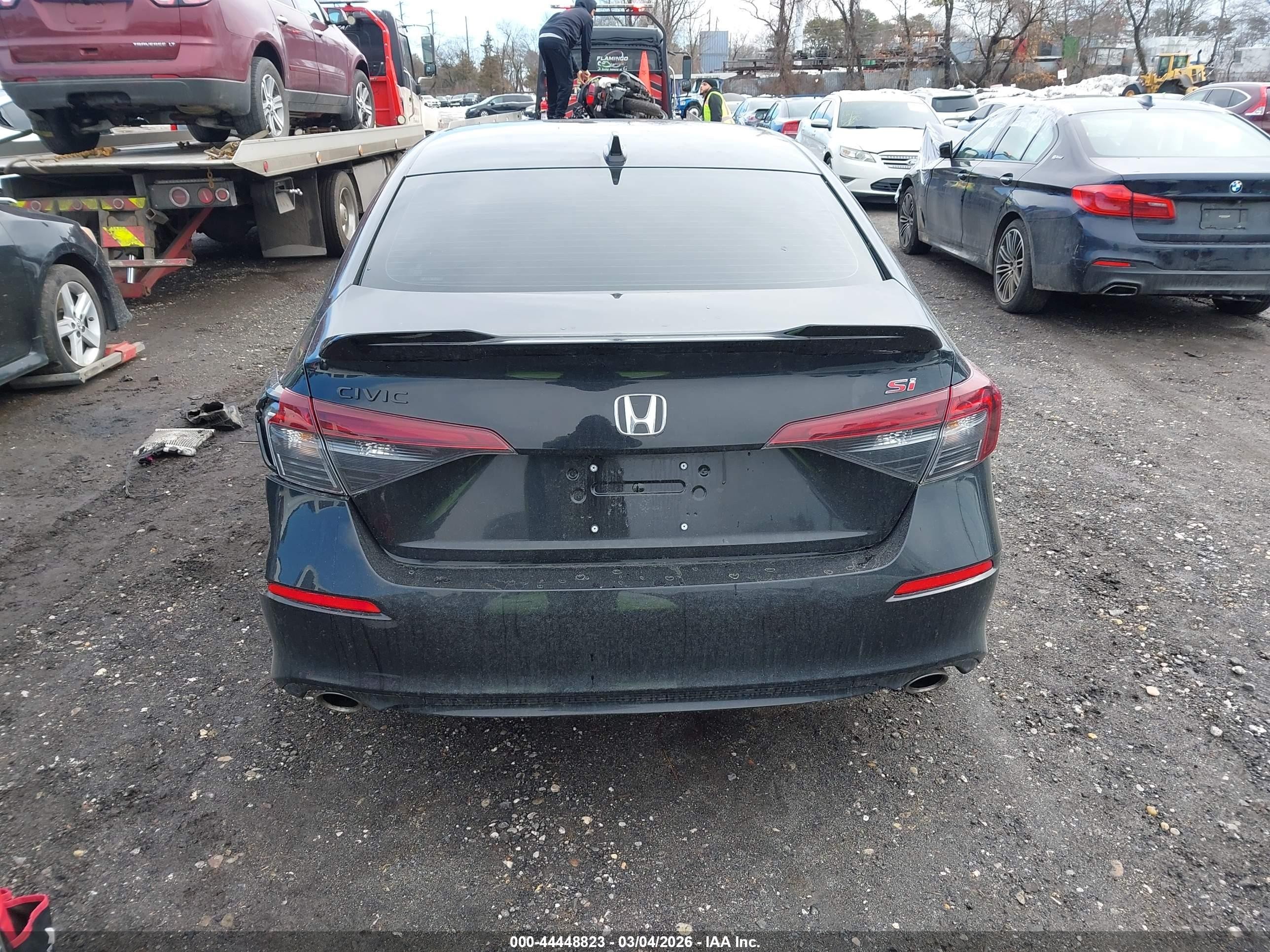 2026 Honda Civic Si Sedan Black vin: 2HGFE1E5XTH470754