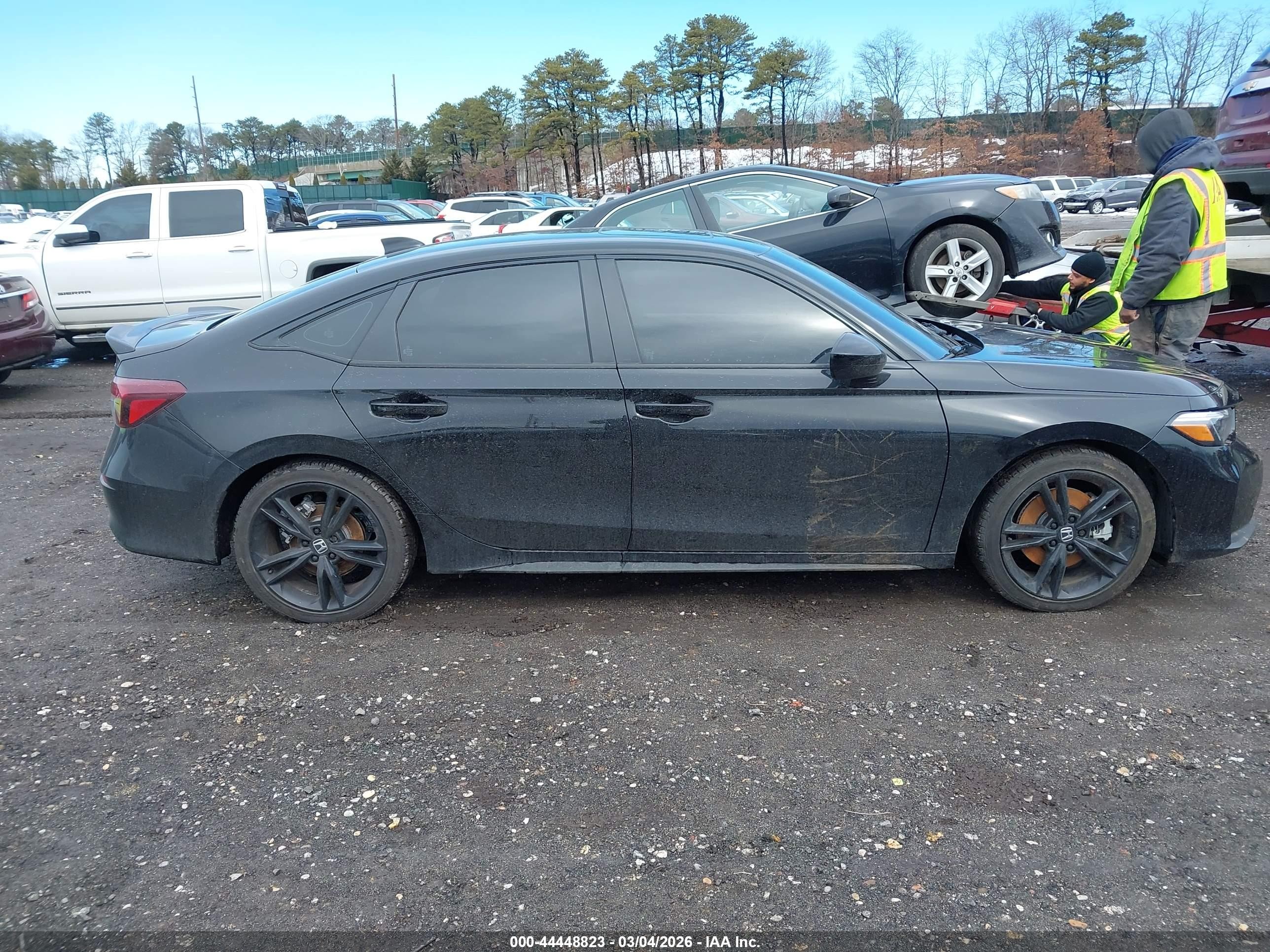 2026 Honda Civic Si Sedan Black vin: 2HGFE1E5XTH470754