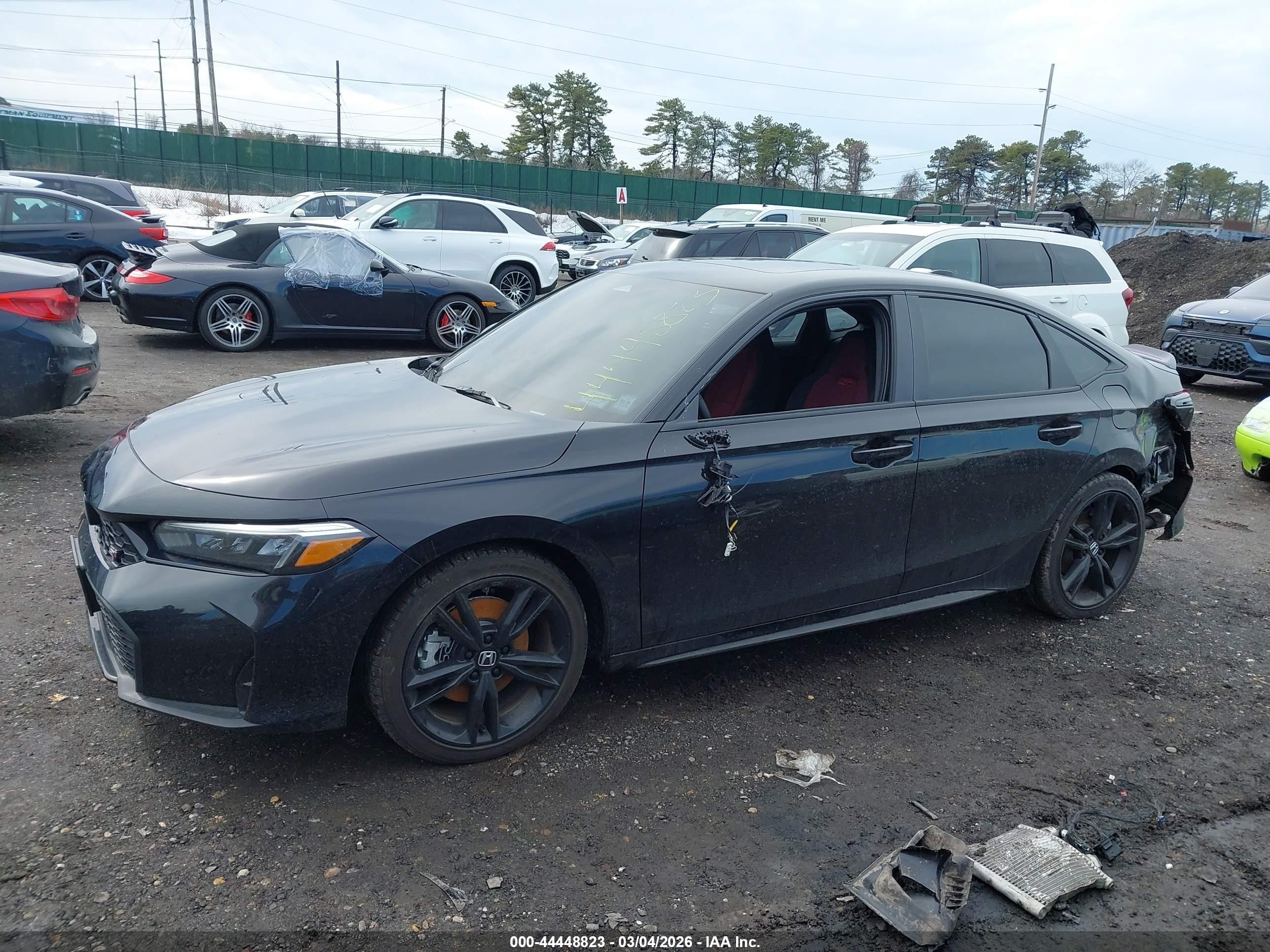 2026 Honda Civic Si Sedan Black vin: 2HGFE1E5XTH470754