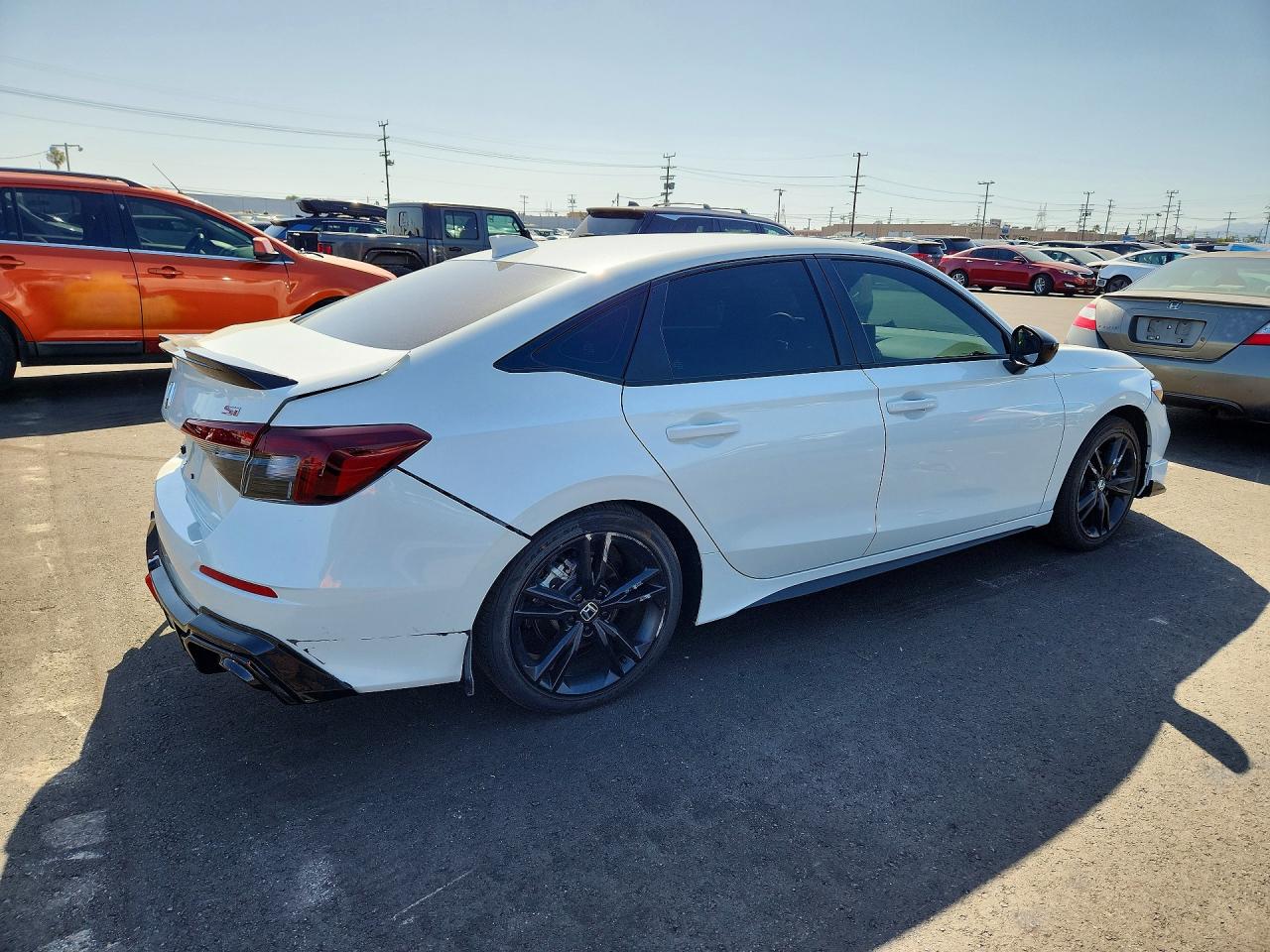 2026 Honda Civic Si White vin: 2HGFE1E5XTH471872