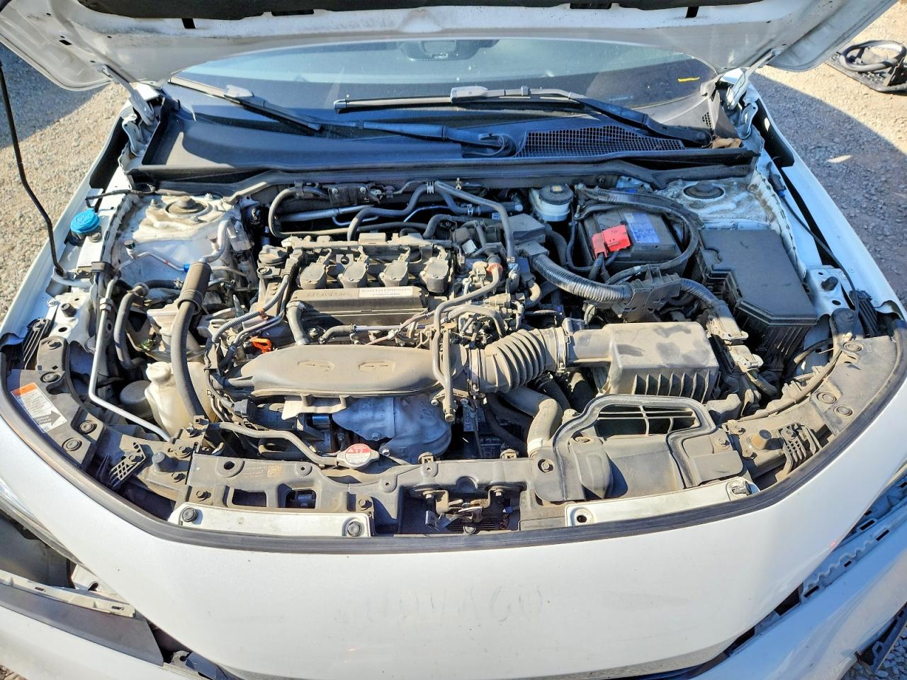 2022 Honda Civic Ex White vin: 2HGFE1F70NH318985
