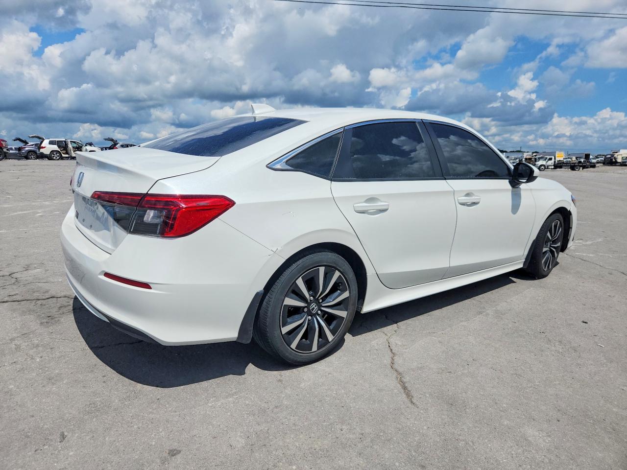 2024 Honda Civic Ex White vin: 2HGFE1F70RH335260
