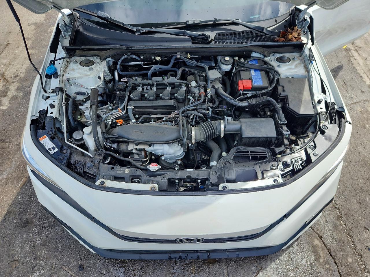 2024 Honda Civic Ex White vin: 2HGFE1F70RH335260