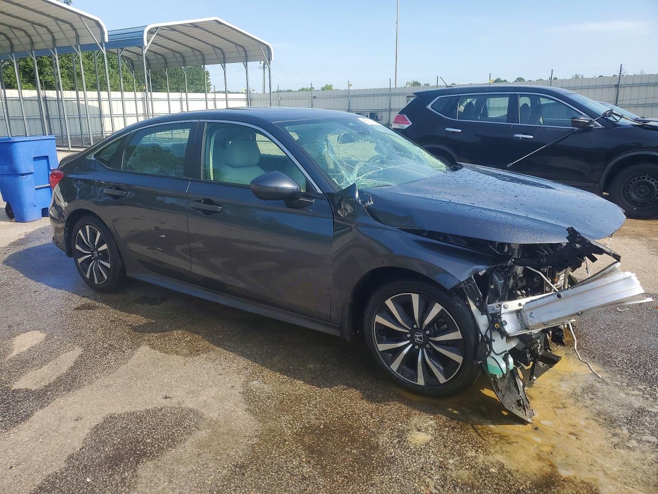 2023 Honda Civic Ex Gray vin: 2HGFE1F72PH300507