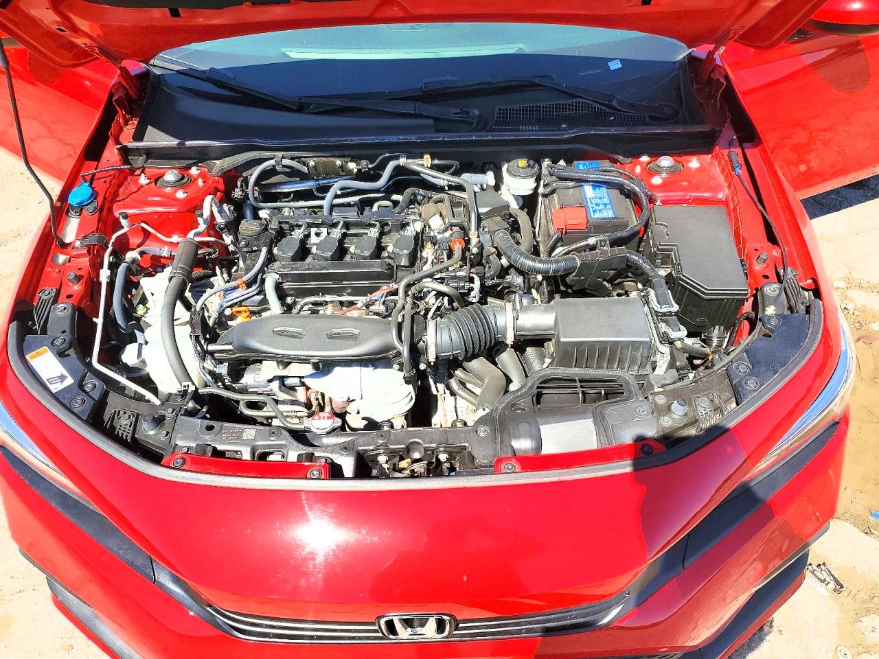 2023 Honda Civic Ex Red vin: 2HGFE1F72PH312298