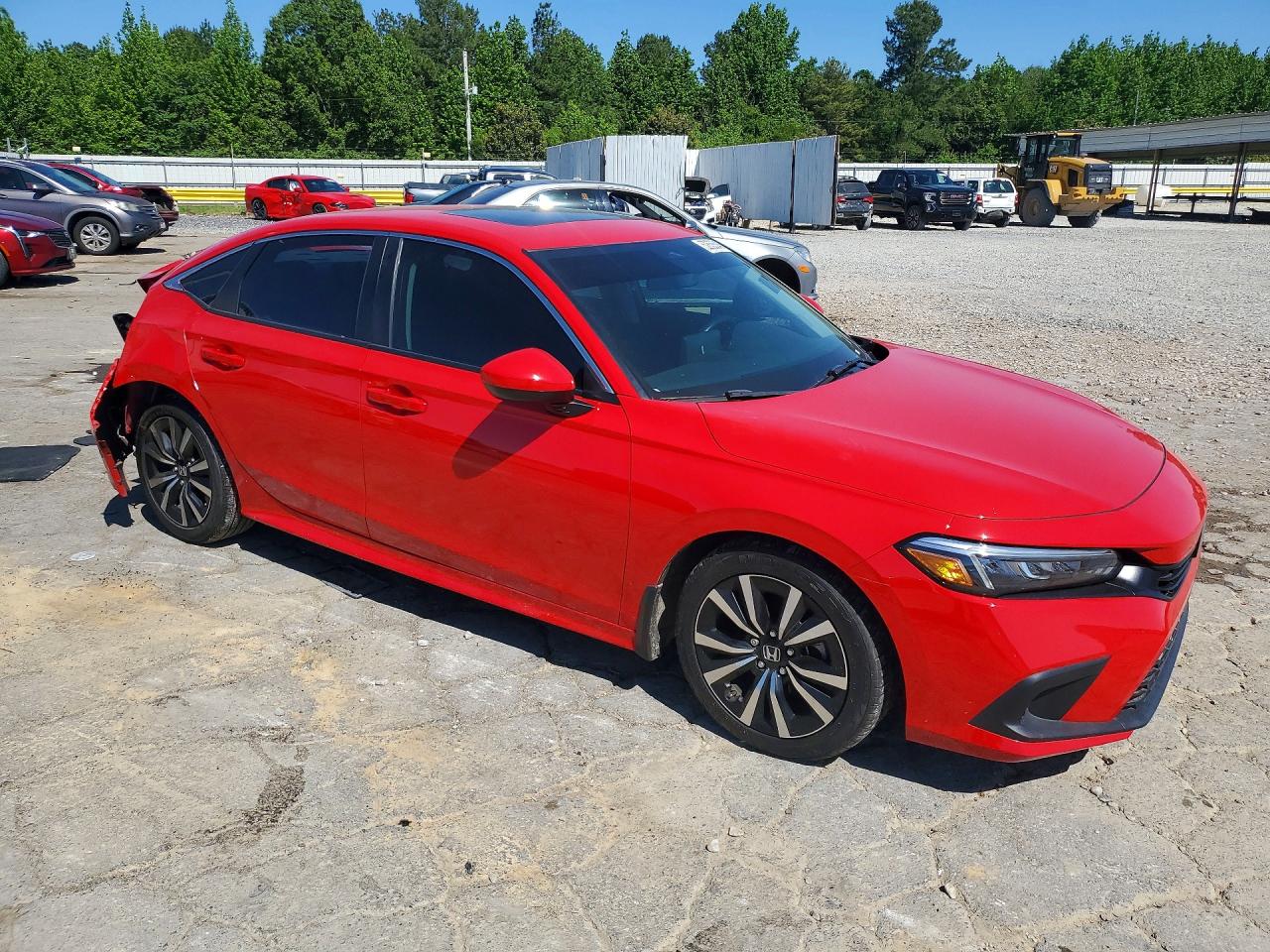2023 Honda Civic Ex Red vin: 2HGFE1F72PH312298