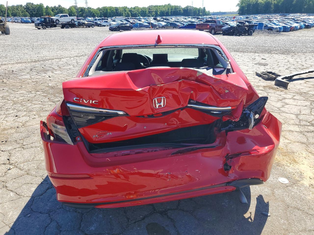 2023 Honda Civic Ex Red vin: 2HGFE1F72PH312298