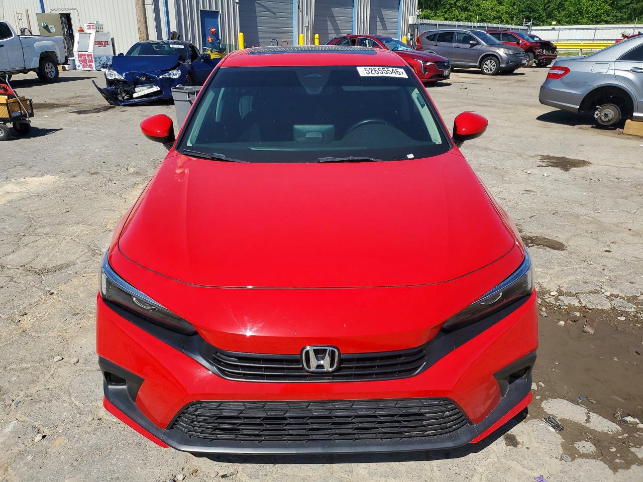 2023 Honda Civic Ex Red vin: 2HGFE1F72PH312298