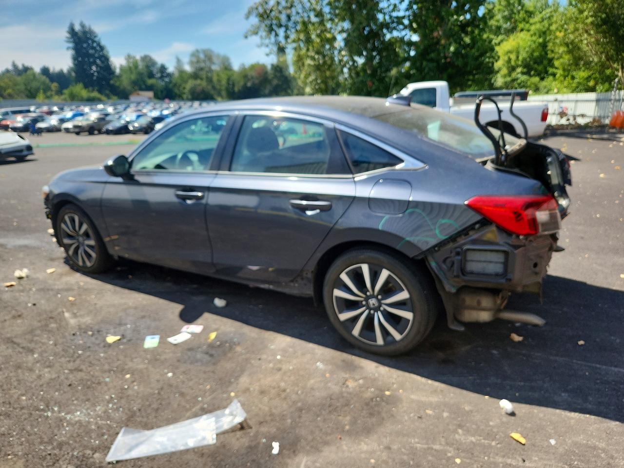 2022 Honda Civic Ex Charcoal vin: 2HGFE1F74NH325972