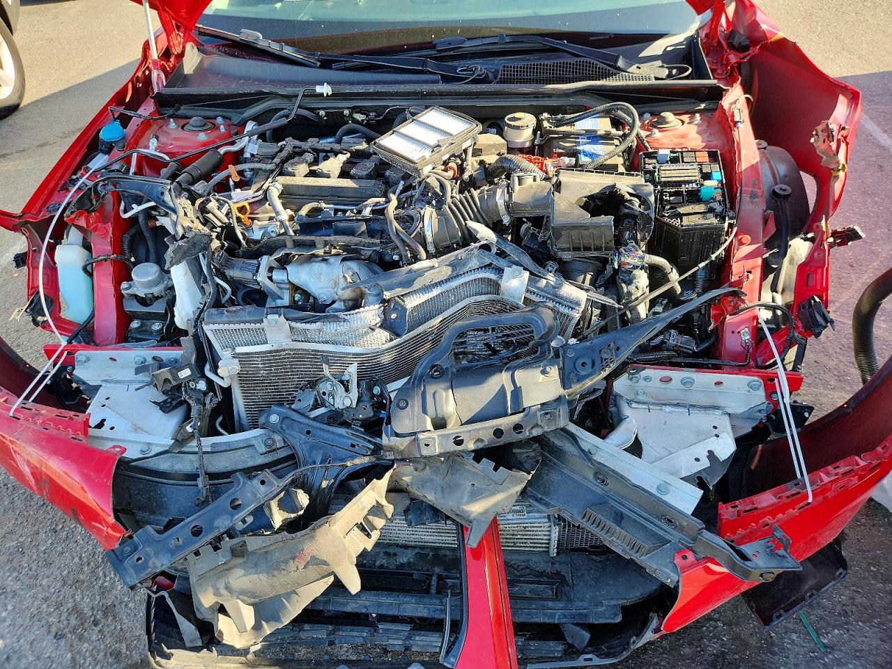2023 Honda Civic Ex Red vin: 2HGFE1F74PH311072