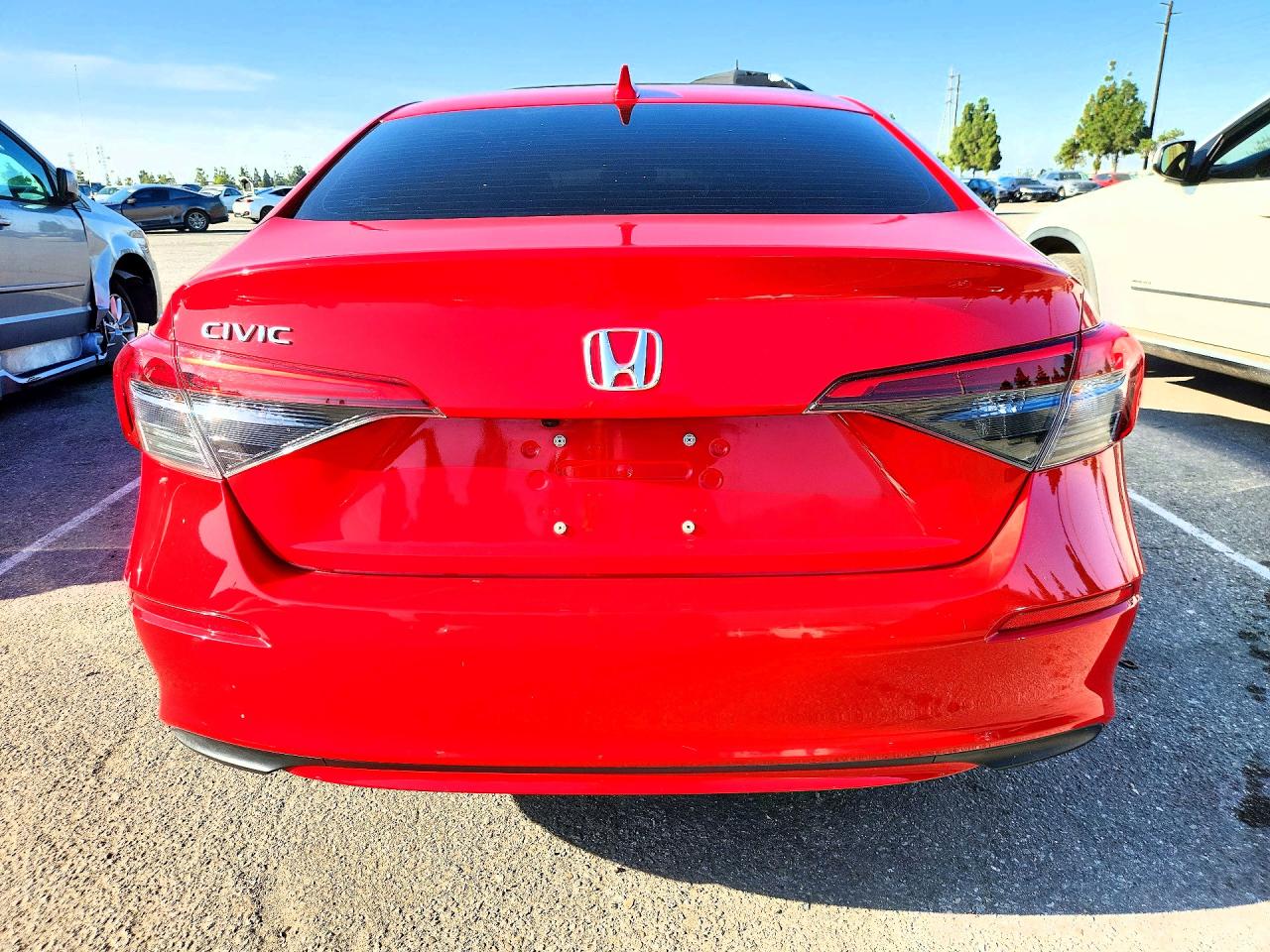2023 Honda Civic Ex Red vin: 2HGFE1F74PH311072